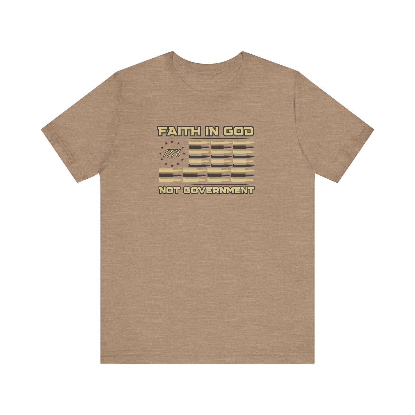 Religious Christian Faith Unisex Tee Shirt, Trust In God, Men Women Clothing Inspirational Gift, Church Christian Apparel, Political