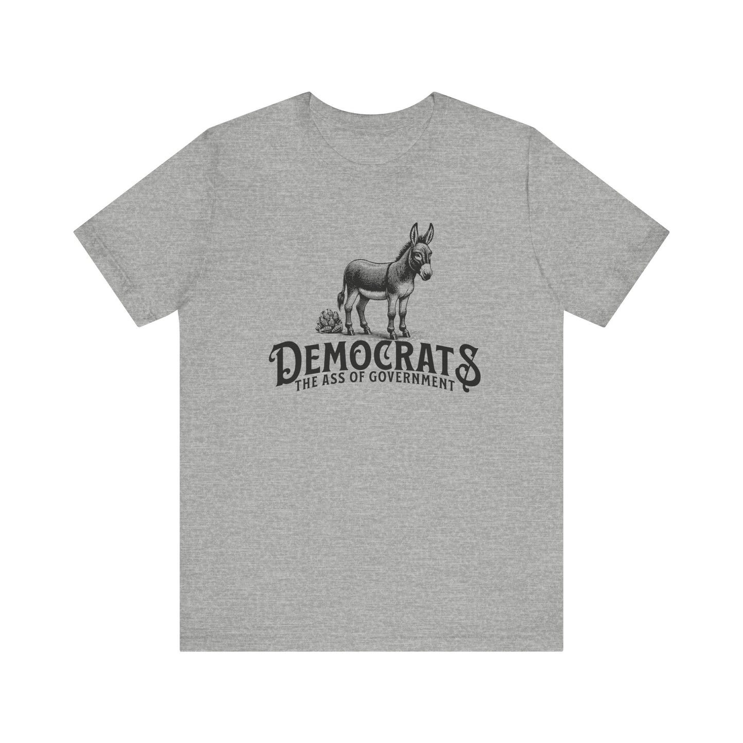 Political Democrat Tee, Liberal Party Shirt, Government Critique Top, Political Activist Clothing, Election Campaign Apparel