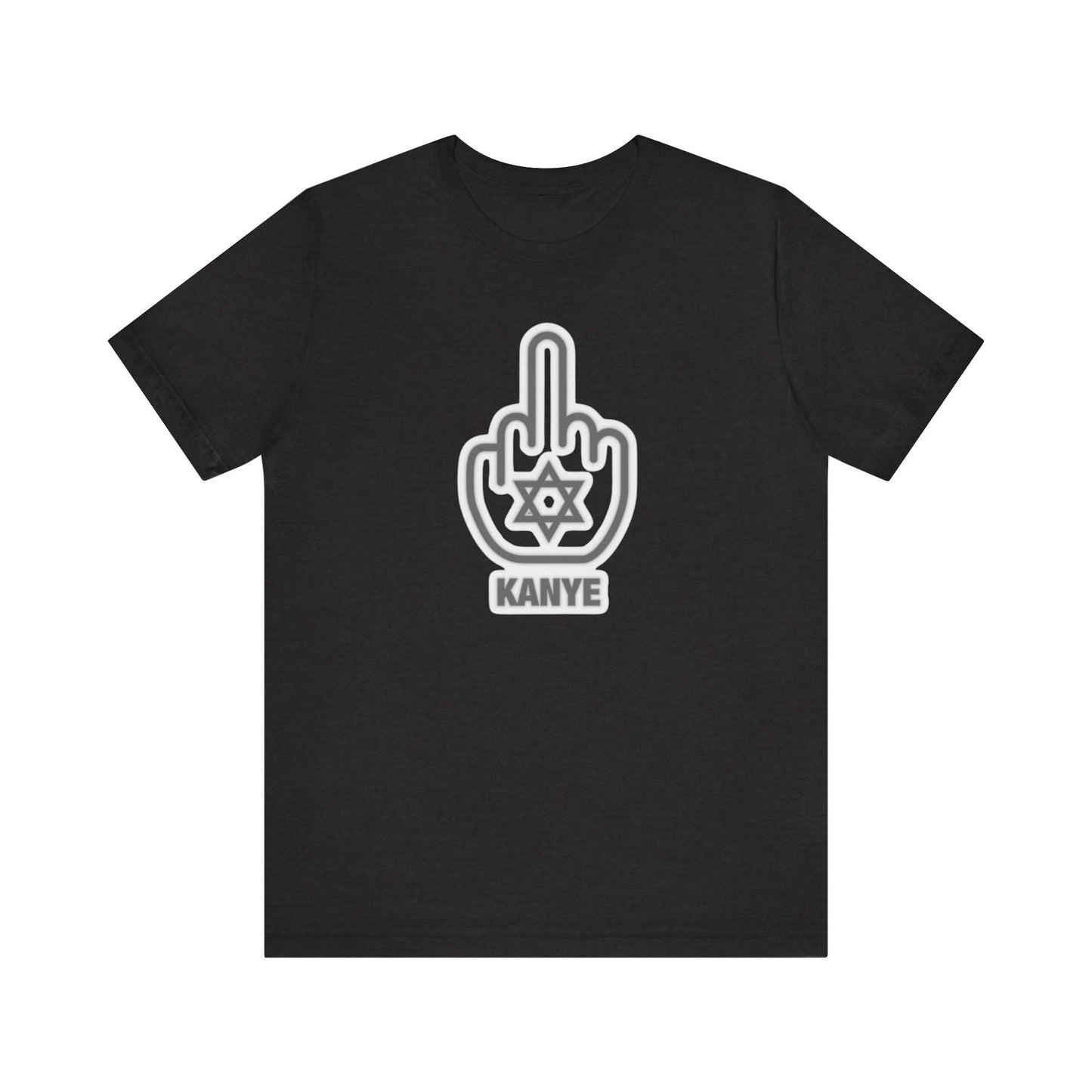 F Kanye - Middle Finger with Star of David - Tee Fight against Antisemitism