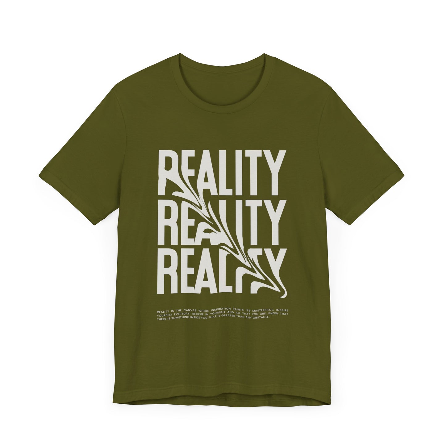 Skewed Reality Unisex Tee, Graphic T-Shirt, Abstract Design, Black and White Shirt, Unique Gift