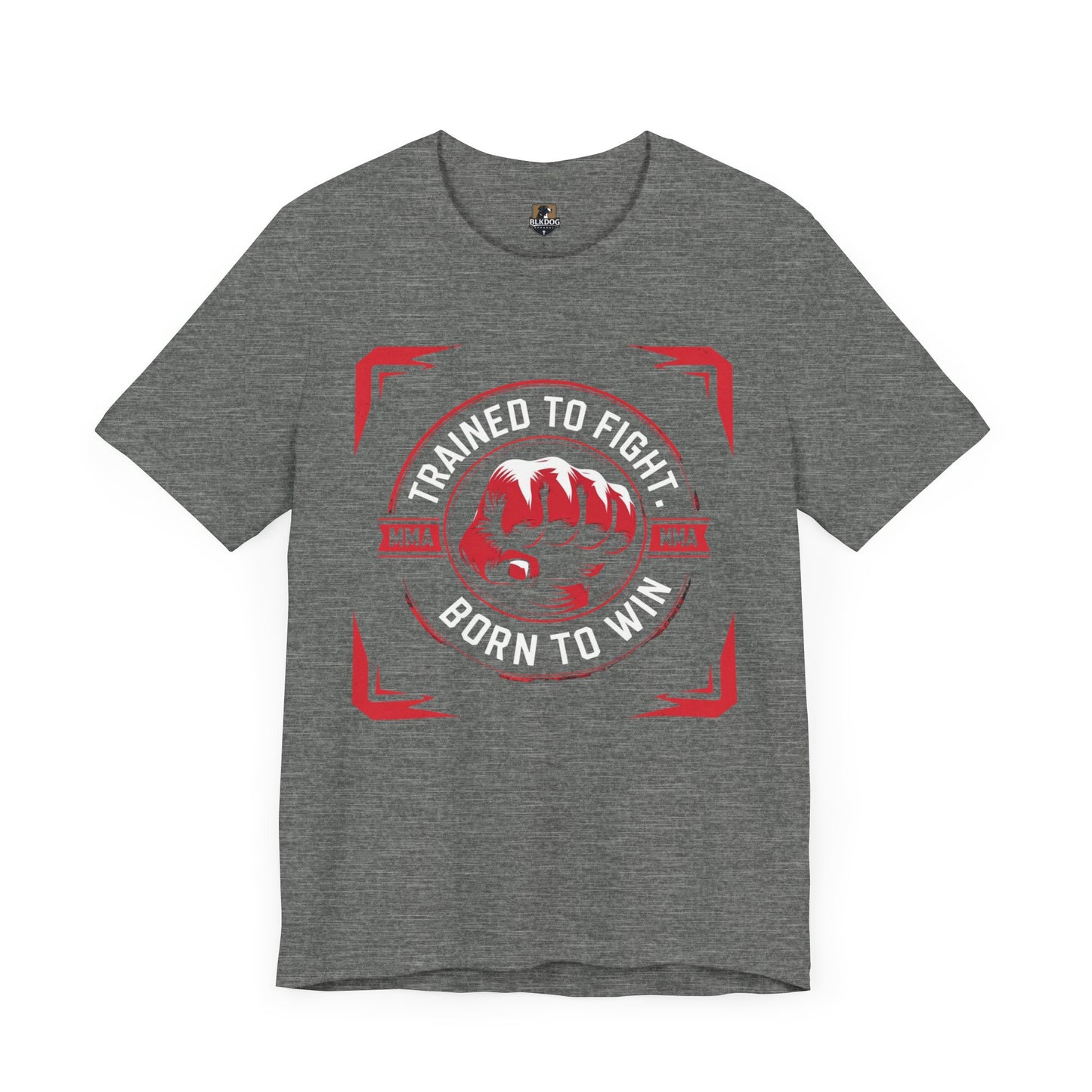 Trained to Fight Tee, Unisex Jersey Short Sleeve Tee for Fighters, Athletic Gift, Workout Apparel, Motivational Shirt