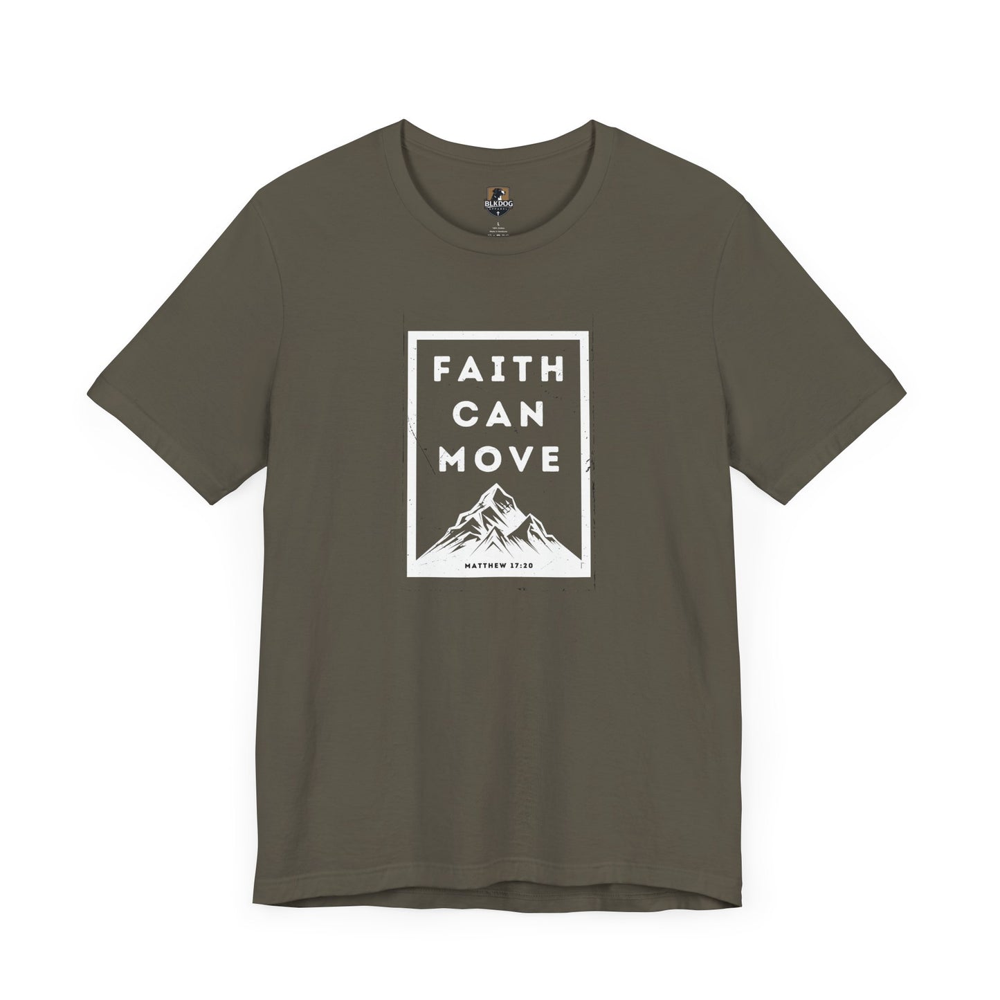 Faith Can Move Mountains T-Shirt, Christian Shirt, Inspirational Tee, Religious Gift, Unisex Graphic Top