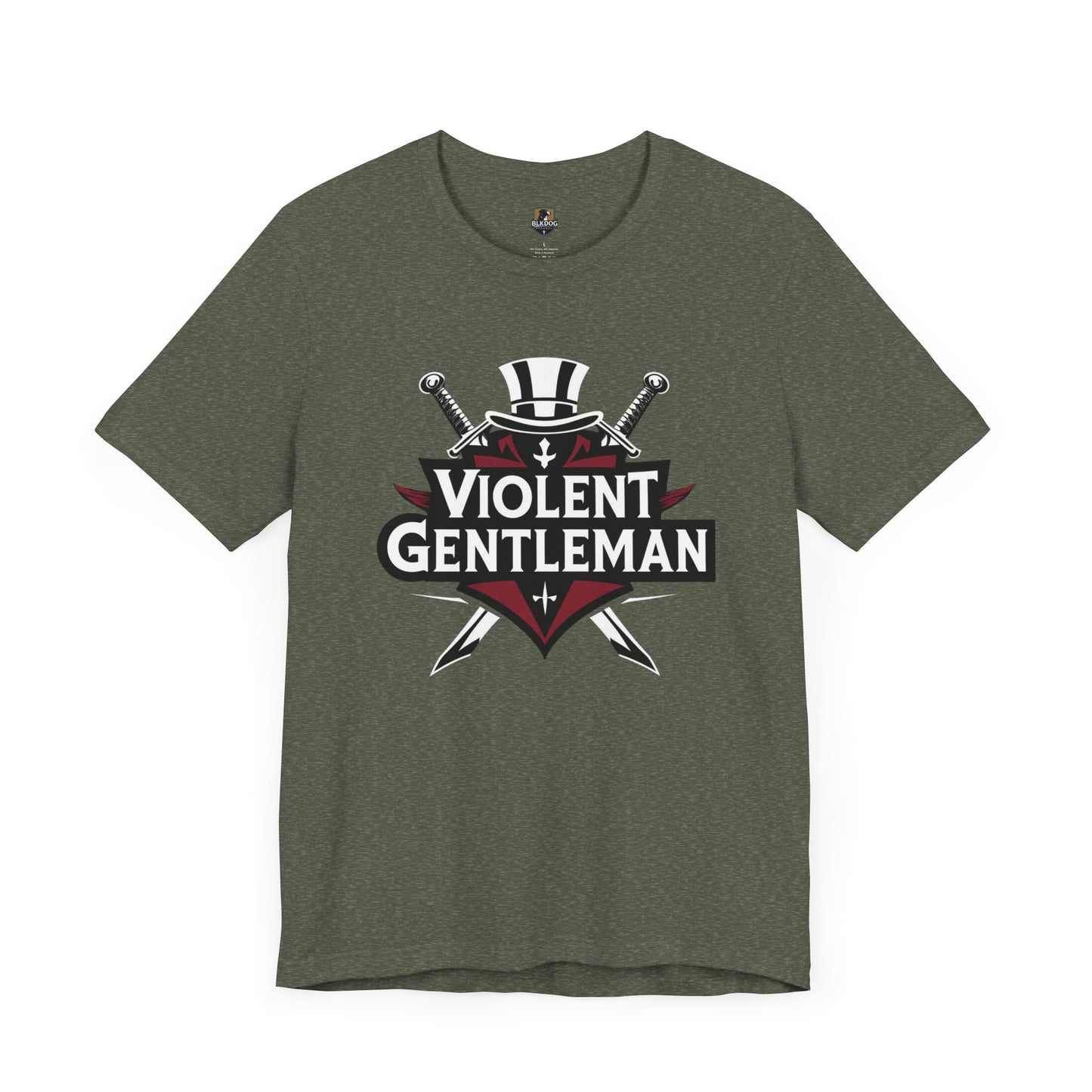 Violent Gentleman Tee, Casual Graphic Tee, Gift for Men, Streetwear Style, Birthday Gift, Cool Shirt