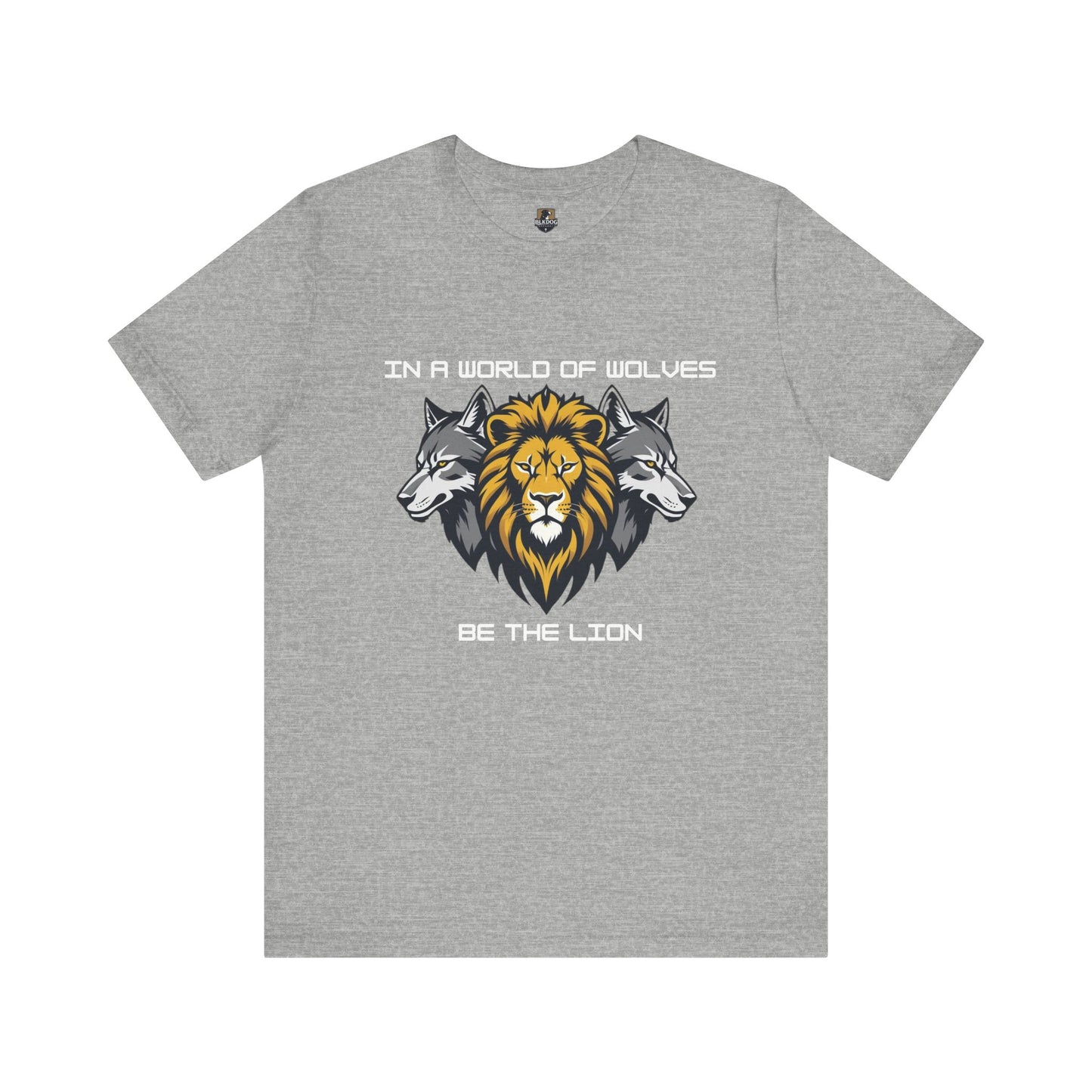 Lion Spirit Unisex Tee | Be The Lion | Motivational T-Shirt, Inspirational Shirt, Gift for Animal Lovers, Empowerment Wear, Birthday Gift