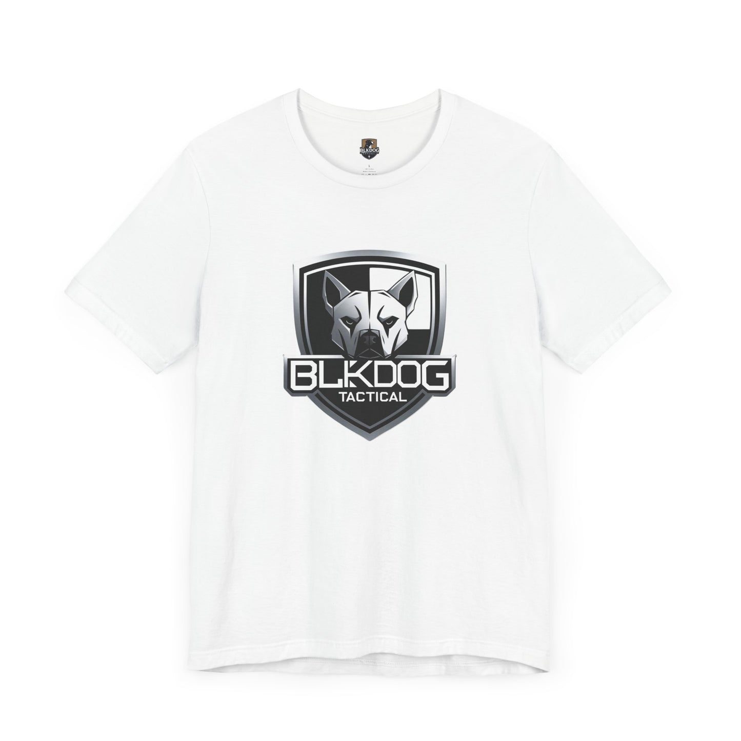 BLKDOG Tactical Unisex Jersey Tee, Graphic Tee, Casual Wear, Gift for Dog Lovers, Military Inspired, Everyday Comfort