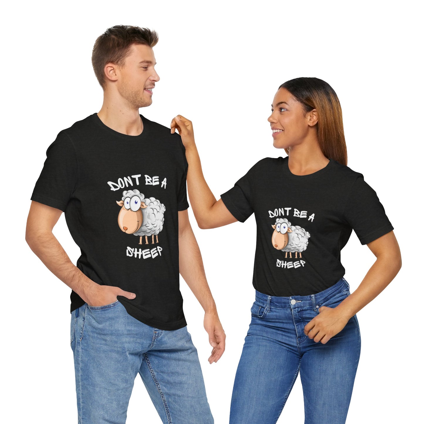Dont Be a Sheep - Unisex Jersey Short Sleeve Tee