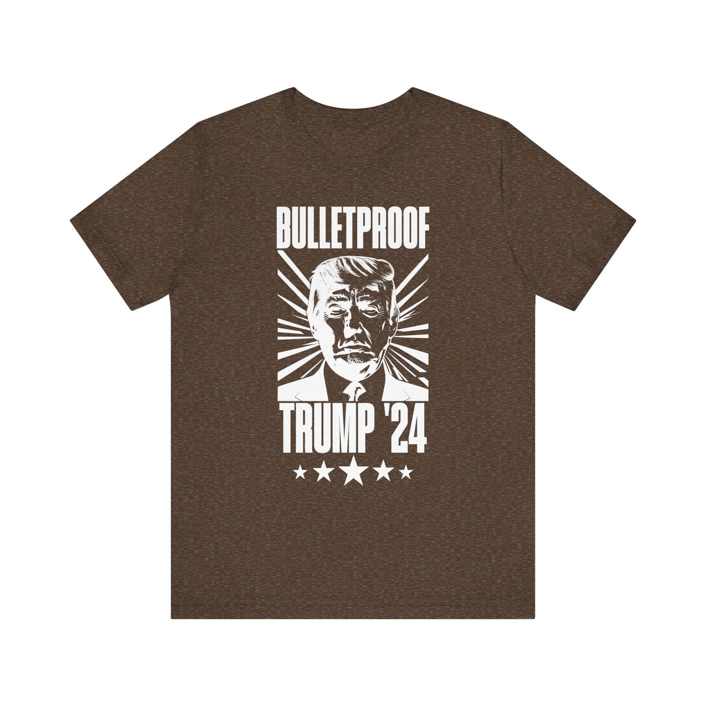 Bulletproof - Trump 24 - White Logo - Unisex Jersey Short Sleeve Tee