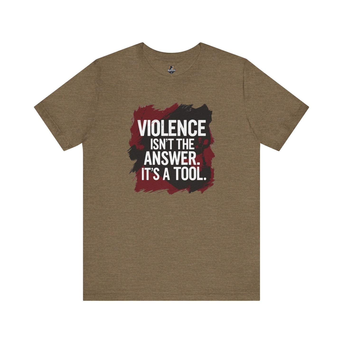 Bold Statement Tee Violence Isn't the Answer, Casual Wear, Gift for Activists, Social Justice Apparel