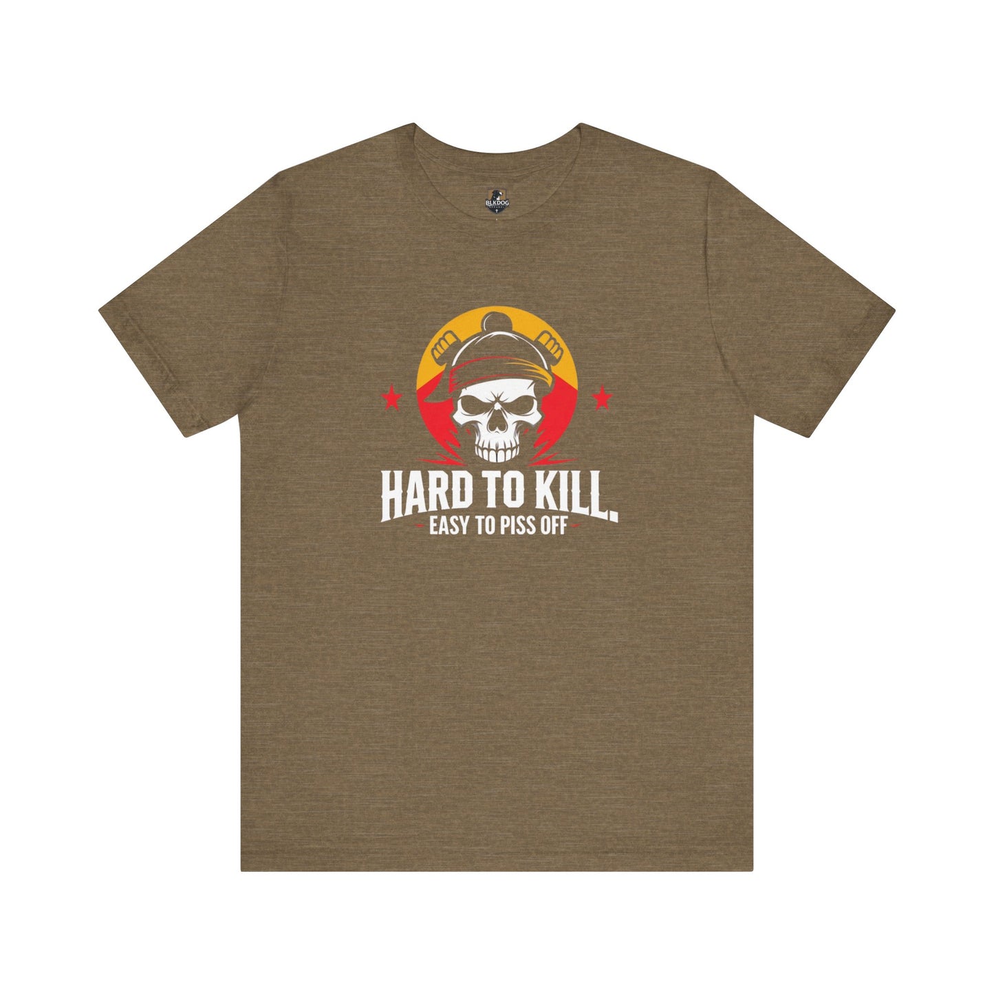 Hard to Kill Graphic Tee - Edgy Casual Wear, Perfect for Gifts, Festivals, and Everyday Adventures, Unisex Jersey Tee, Humor Shirt