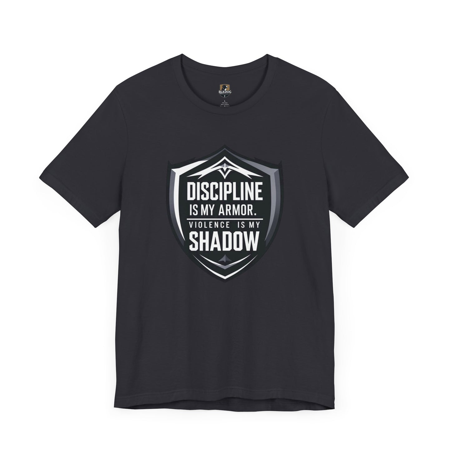 Discipline Is My Armor Unisex Tee, Motivational T-Shirt for Fitness Lovers, Inspirational Gift, Sportswear, Casual Wear