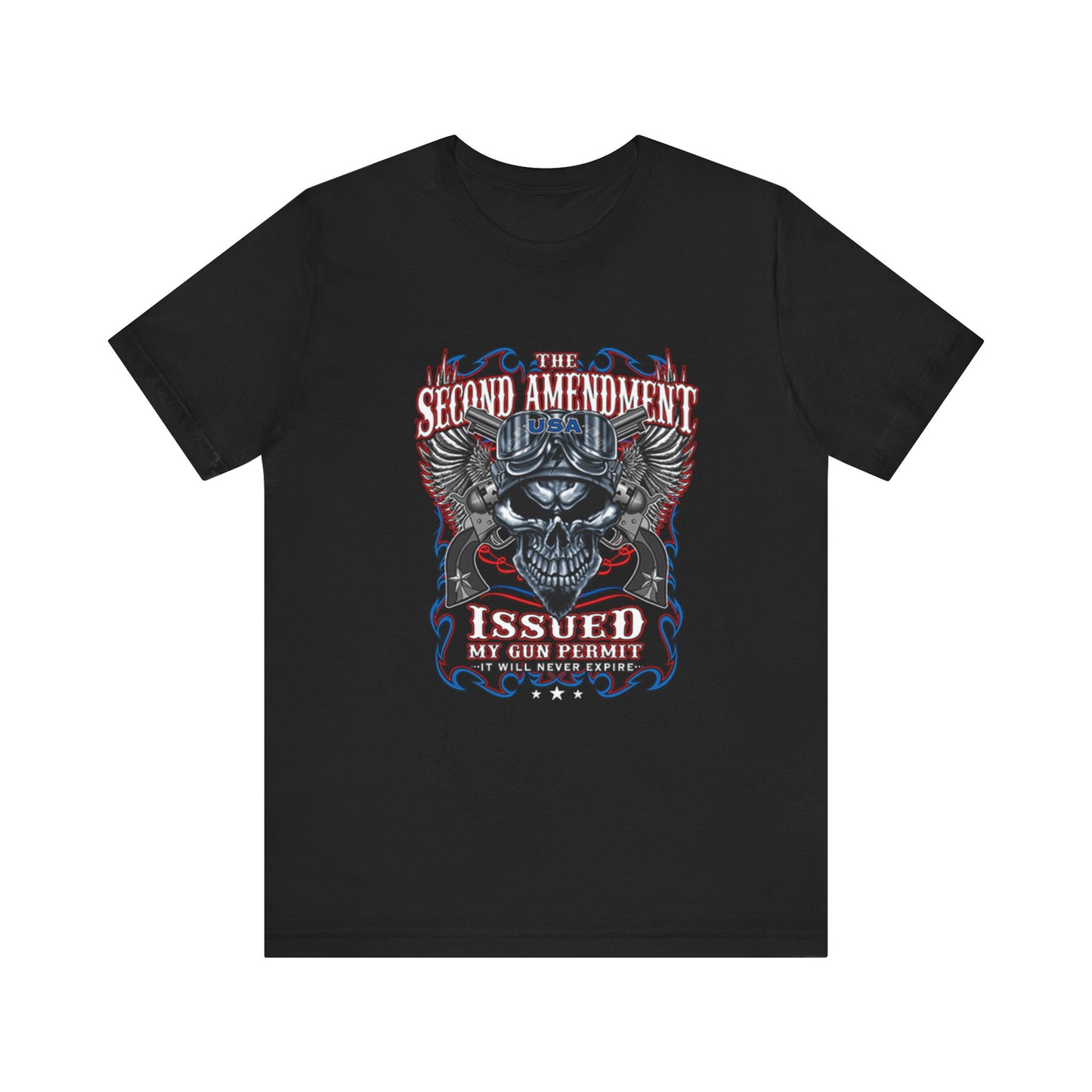 The Second Amendment Issued My Gun Permit - Unisex Jersey Short Sleeve Tee