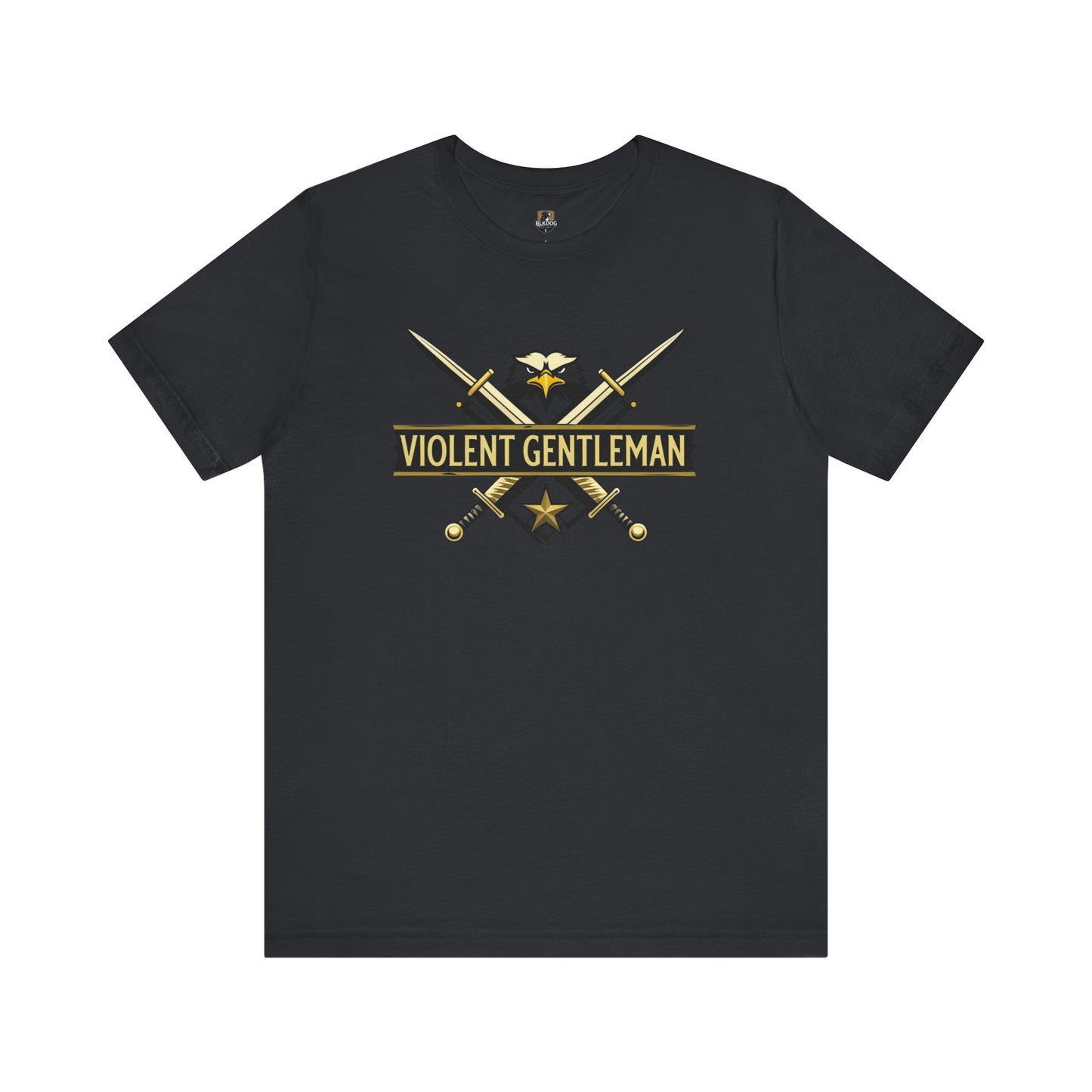 Violent Gentleman Tee, Unisex Jersey Shirt, Classic Casual Wear, Perfect Gift for Him, Graphic Tee for All Occasions