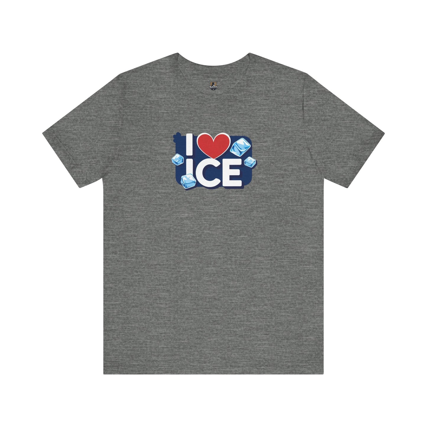 I Love Ice - Cool Unisex Jersey Tee, Fun Summer Casual Wear, Unique Gift for Ice Lovers, Cute Graphic T-Shirt, Festival Fashion