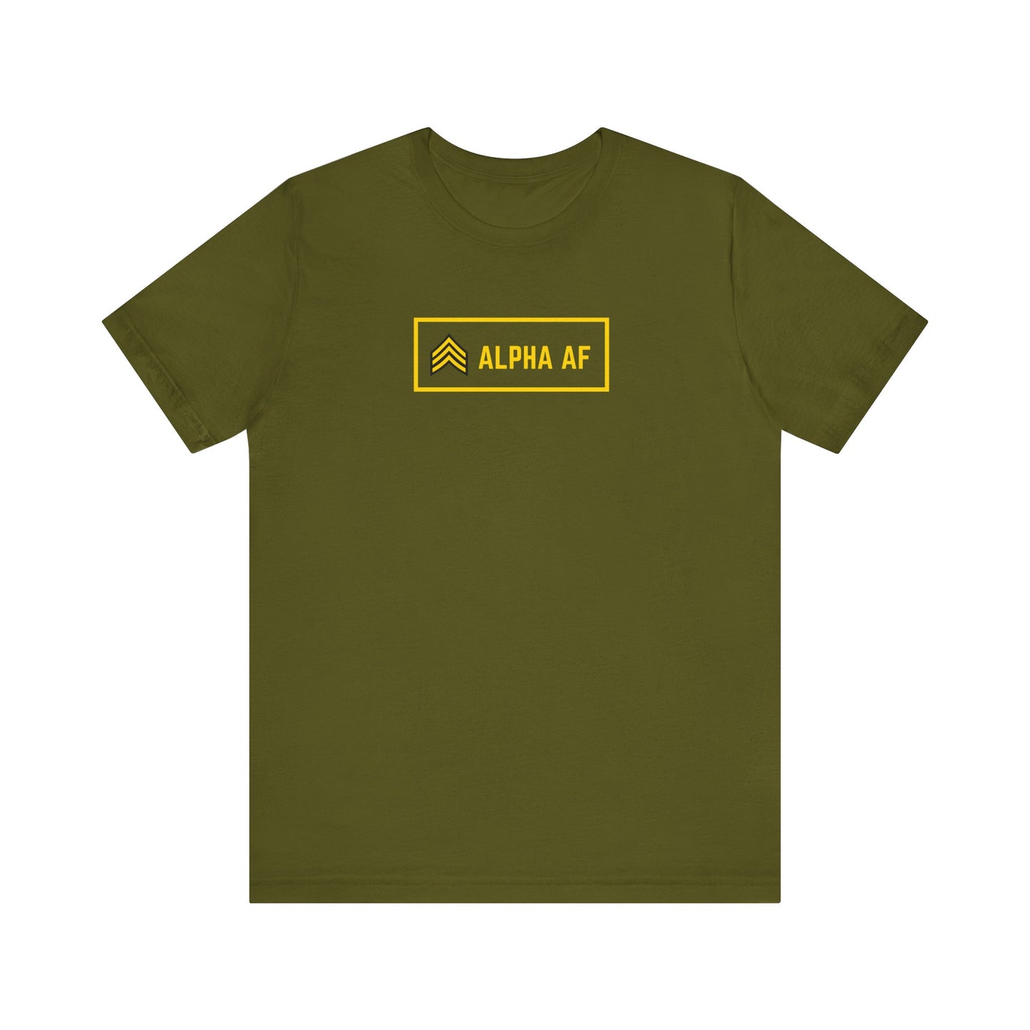 Alpha AF Military Shirt - Unisex Jersey Short Sleeve Tee