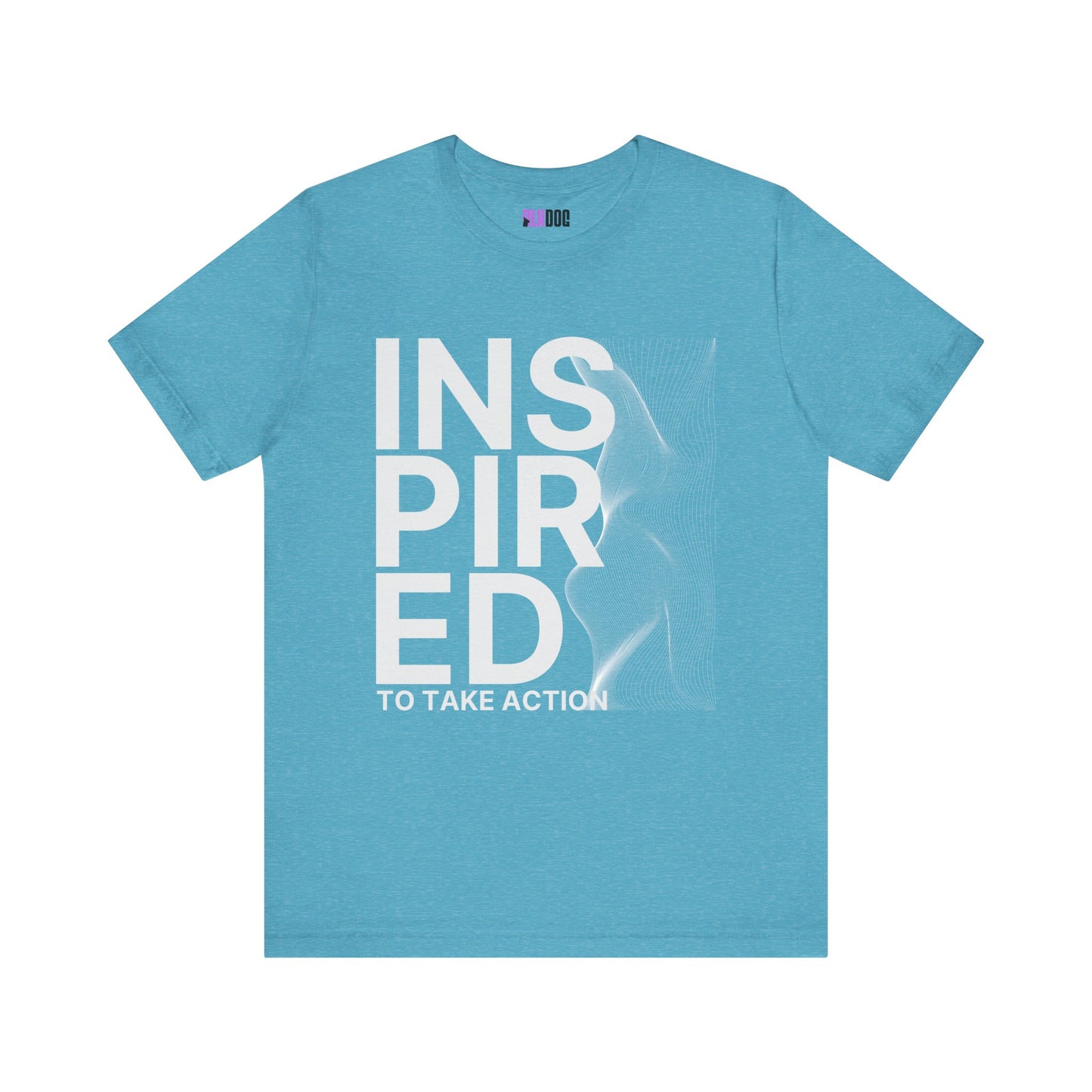 Inspired to Take Action T-Shirt, Motivational Graphic Tee, Unisex Jersey Shirt, Positive Vibes Apparel, Activewear Gift, Empowerment