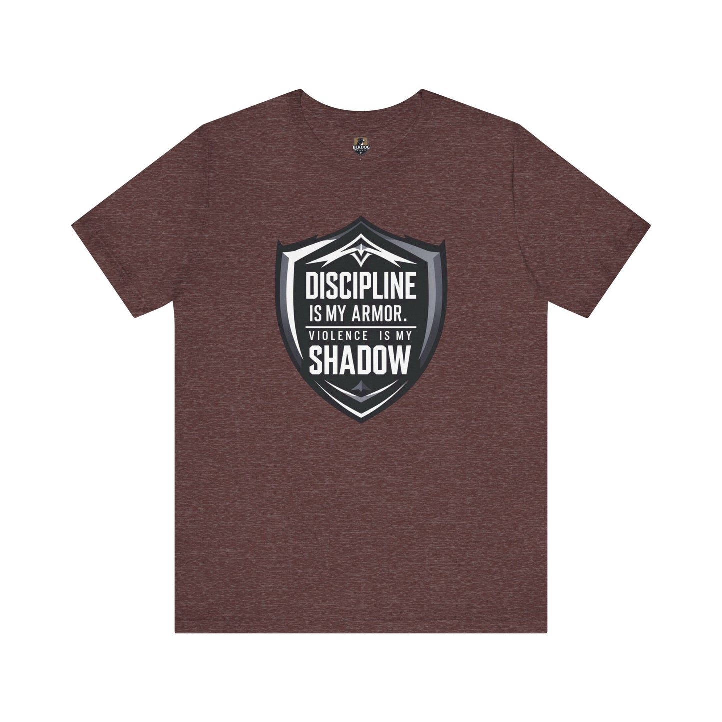 Discipline Is My Armor Unisex Tee, Motivational T-Shirt for Fitness Lovers, Inspirational Gift, Sportswear, Casual Wear