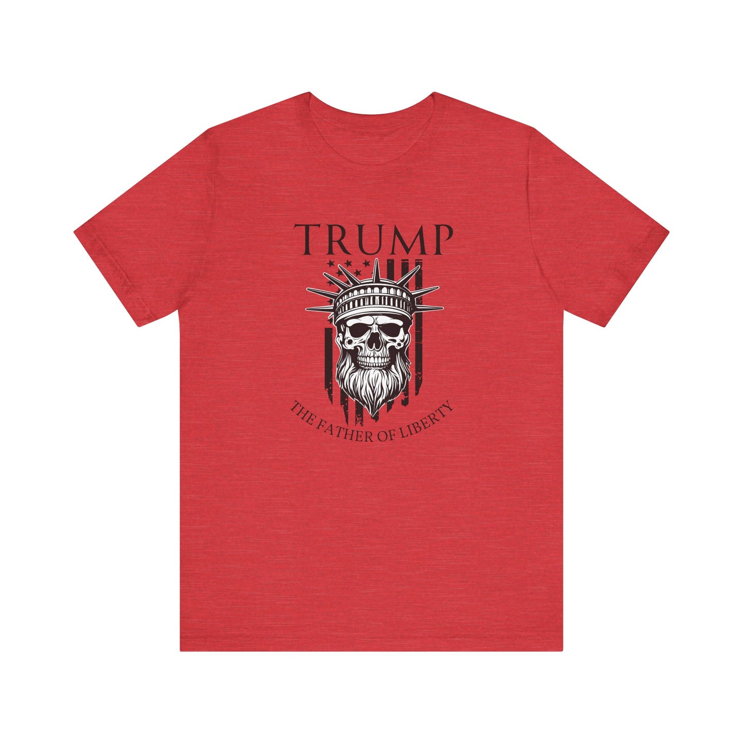 Patriotic Tee, Liberty Skull Shirt, Trump Supporter Gift, Political Apparel, USA Flag Tee, American Patriot Shirt