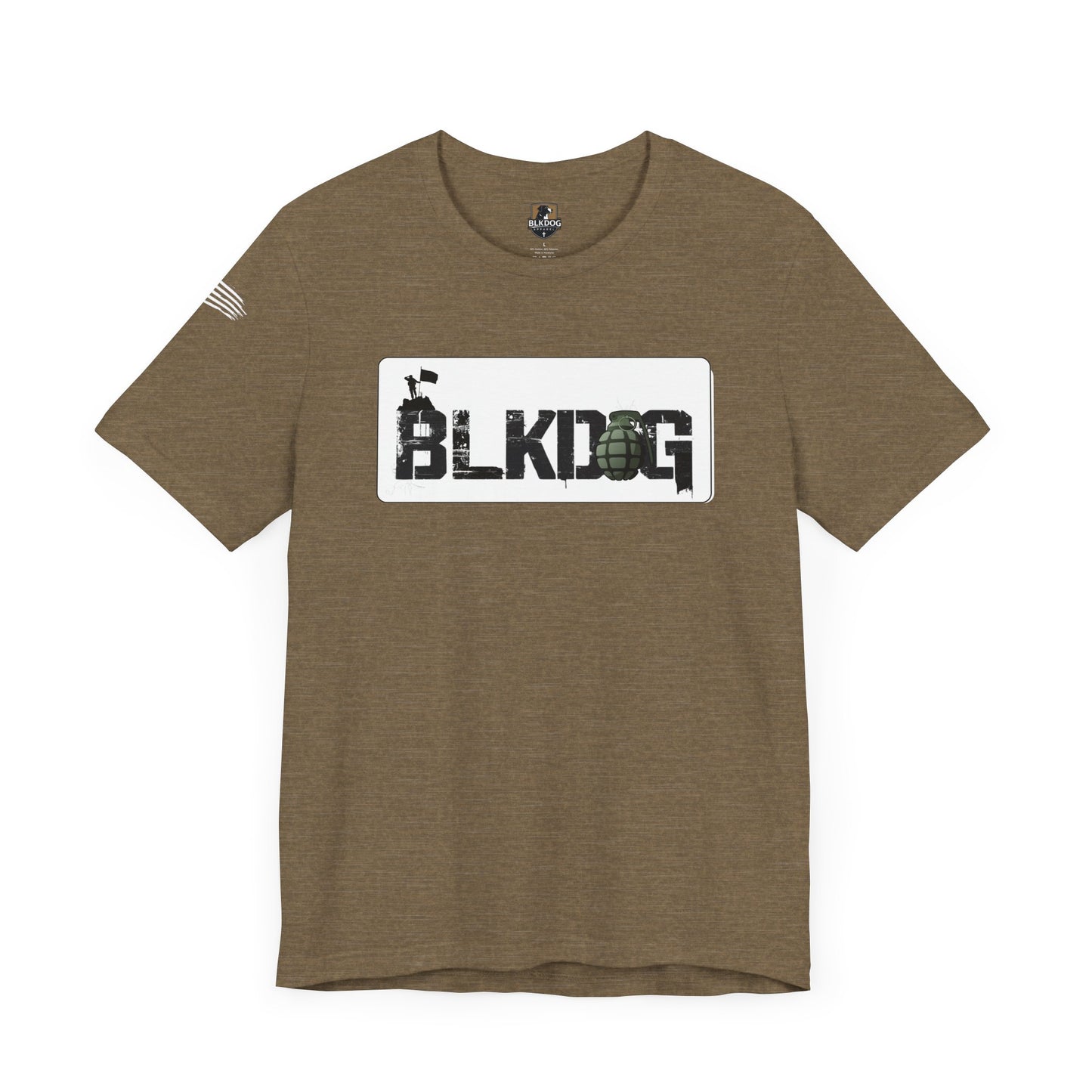 BLKDOG Graphic Unisex Short Sleeve Tee - Military Style Tee