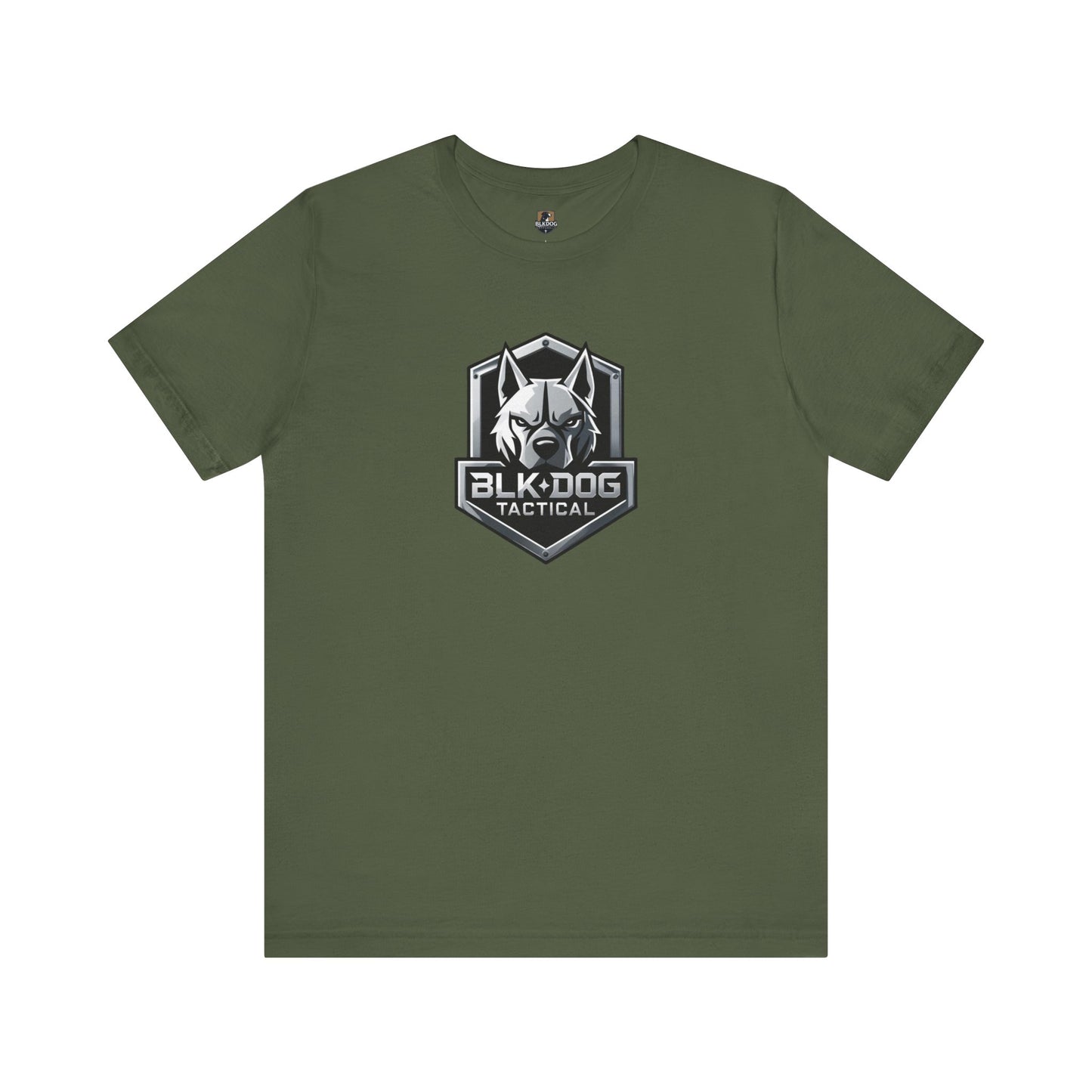 Tactical Graphic Tee - BLKDOG Tactical Design, Unisex Shirt for Dog Lovers, Gift for Pet Owners, Outdoor Adventure Wear, Casual Style