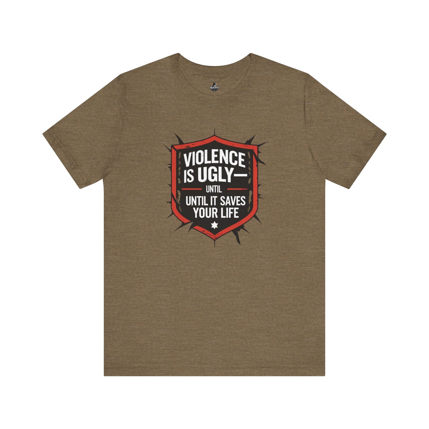 Violence is Ugly Tee, Unisex Graphic Tee, Awareness Shirt, Casual Everyday Wear, Gift for Activists, Motivational Apparel