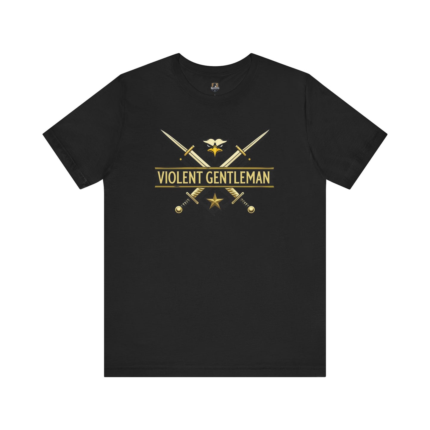 Violent Gentleman Tee, Unisex Jersey Shirt, Classic Casual Wear, Perfect Gift for Him, Graphic Tee for All Occasions