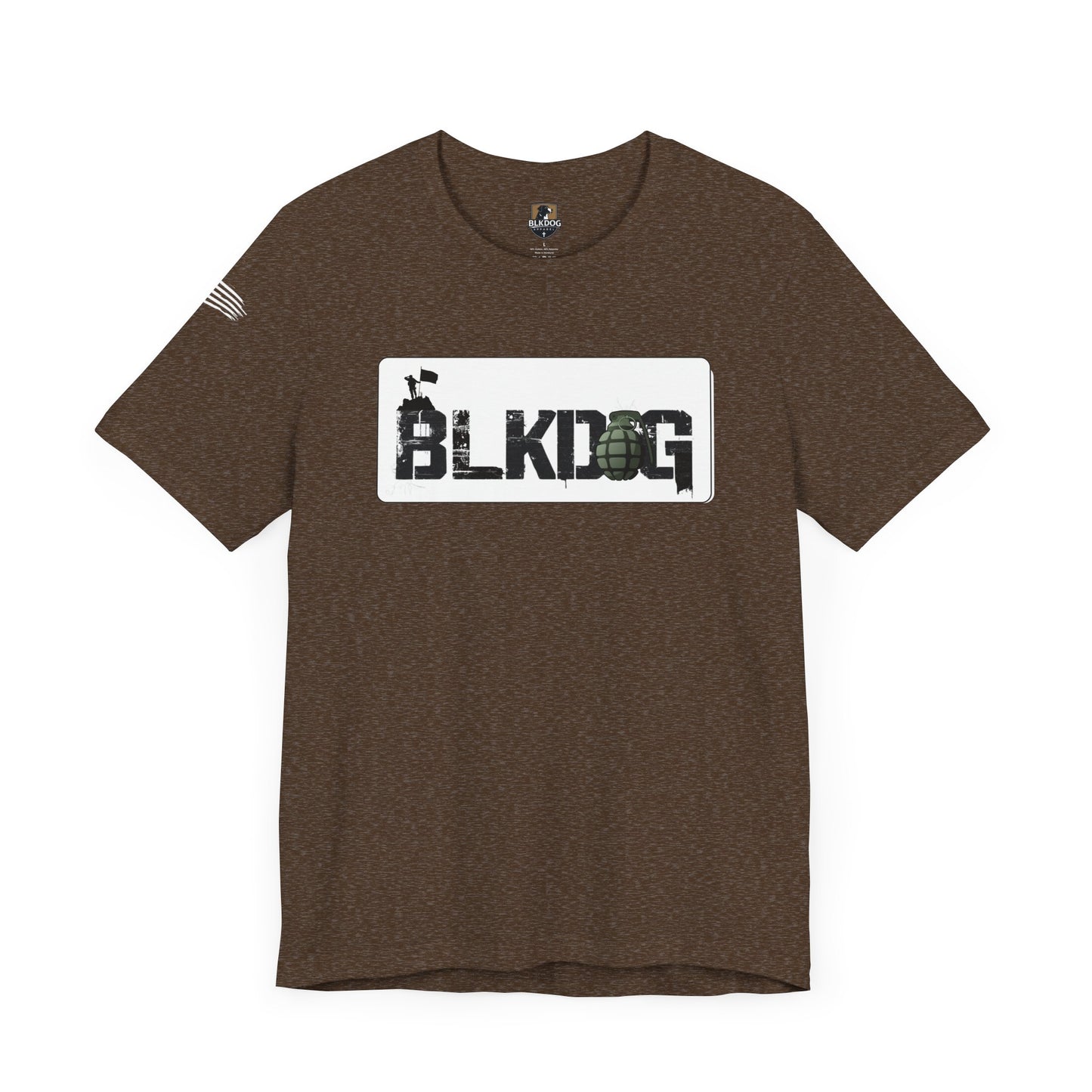 BLKDOG Graphic Unisex Short Sleeve Tee - Military Style Tee