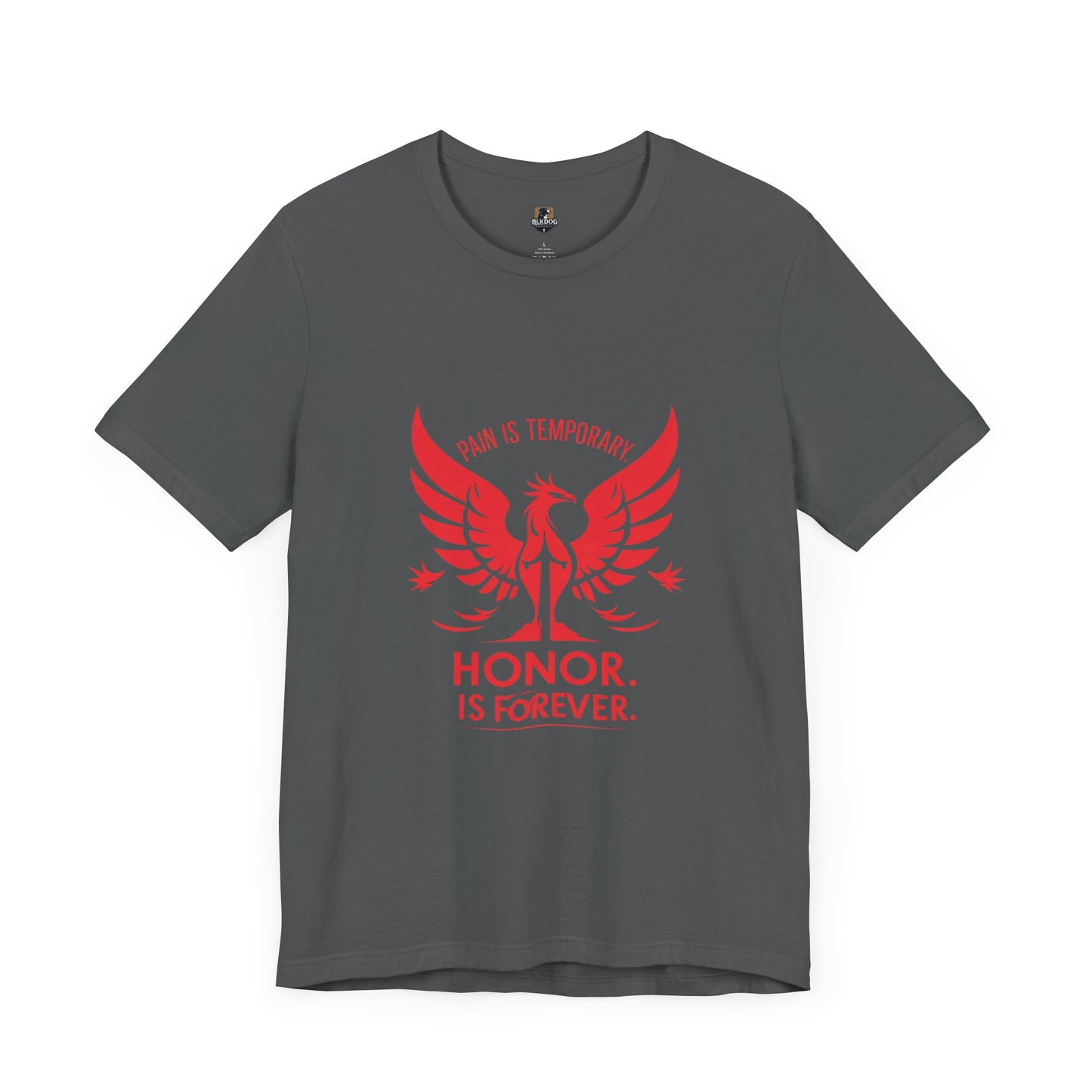 Honor is Never Forgotten Short Sleeve Tee, Unisex Casual Tee, Memorial Shirt, Gift for Veteran, Everyday Wear, Tribute Apparel