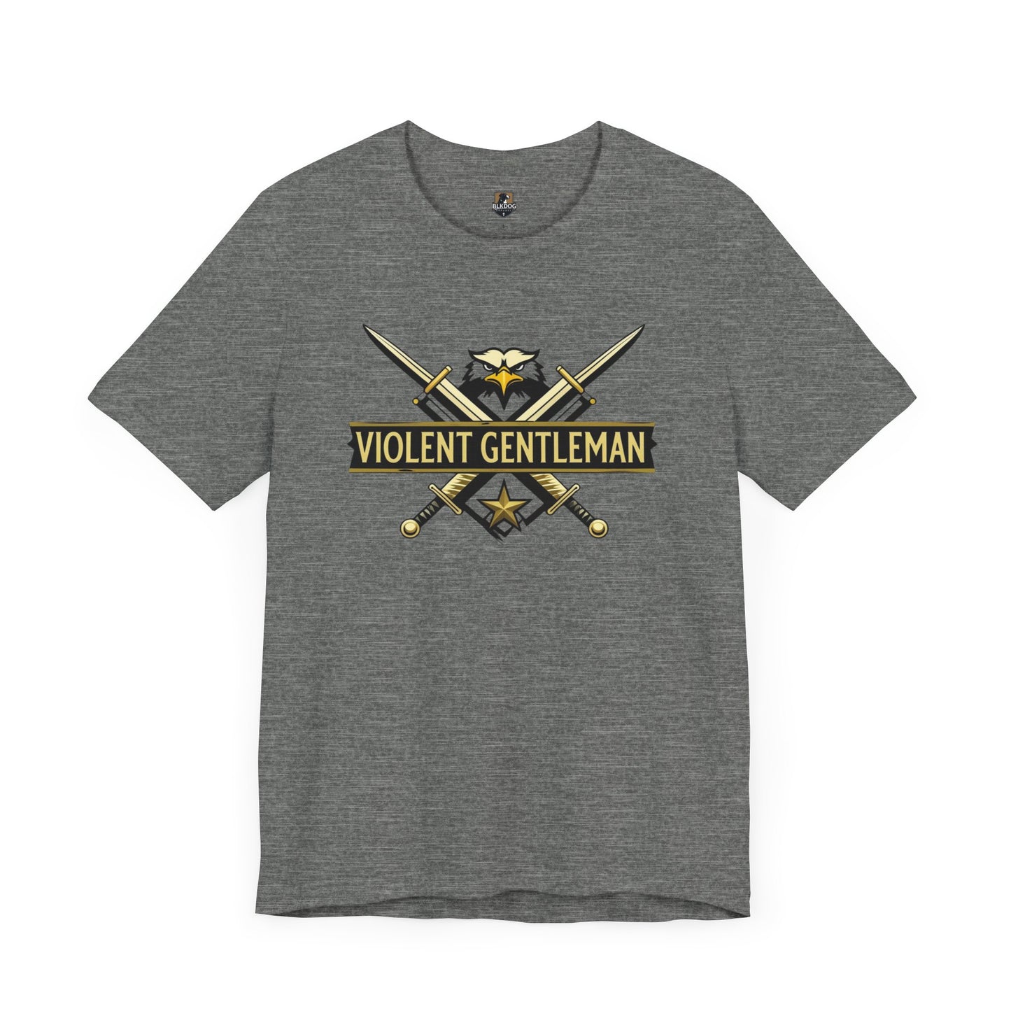 Violent Gentleman Tee, Unisex Jersey Shirt, Classic Casual Wear, Perfect Gift for Him, Graphic Tee for All Occasions