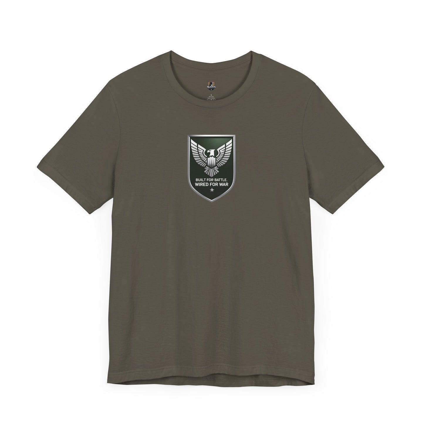 Unisex Military-Themed Tee with Eagle Design, Casual Shirt, Graphic Top, Gift for Veterans, Memorial Day Apparel, Everyday Wear