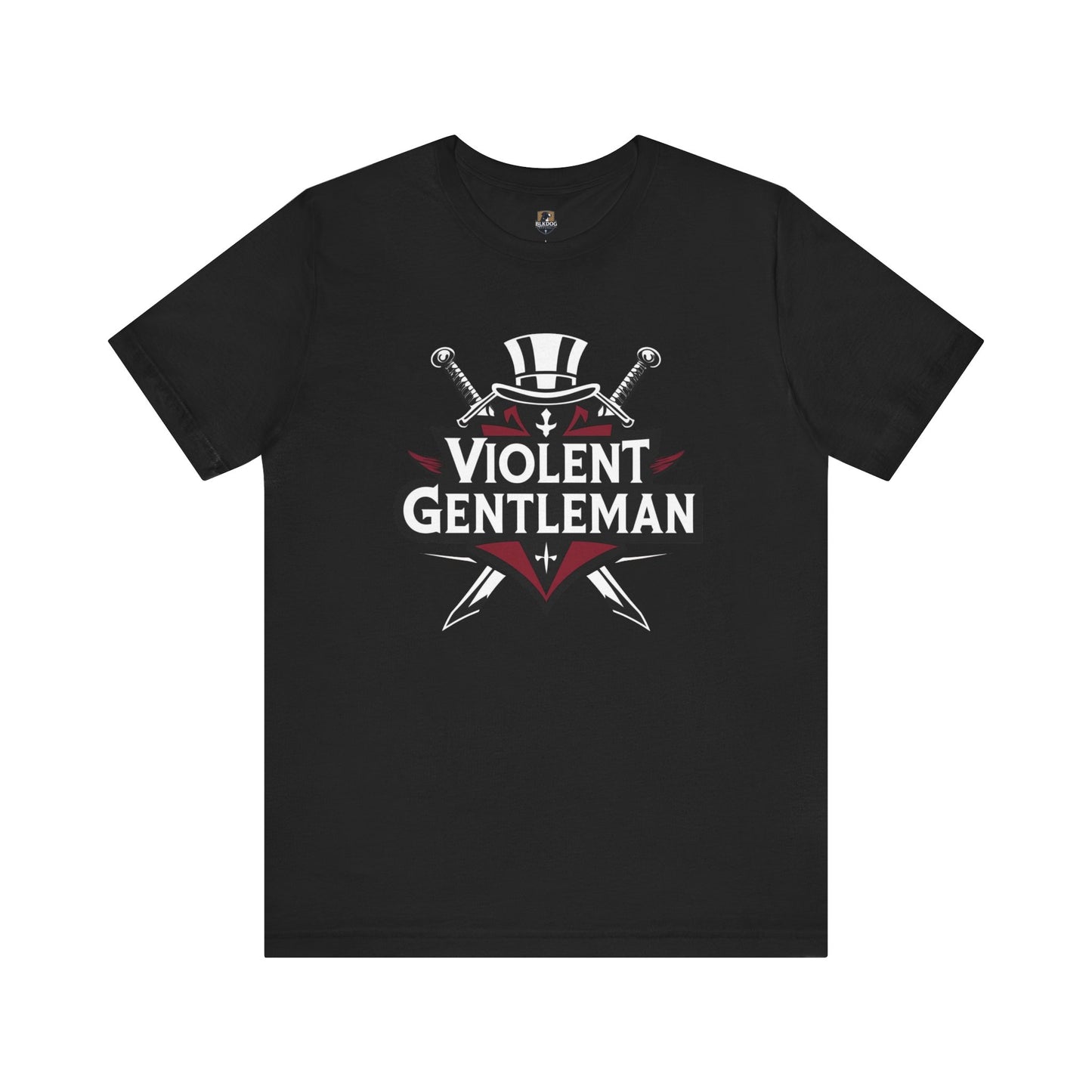 Violent Gentleman Tee, Casual Graphic Tee, Gift for Men, Streetwear Style, Birthday Gift, Cool Shirt