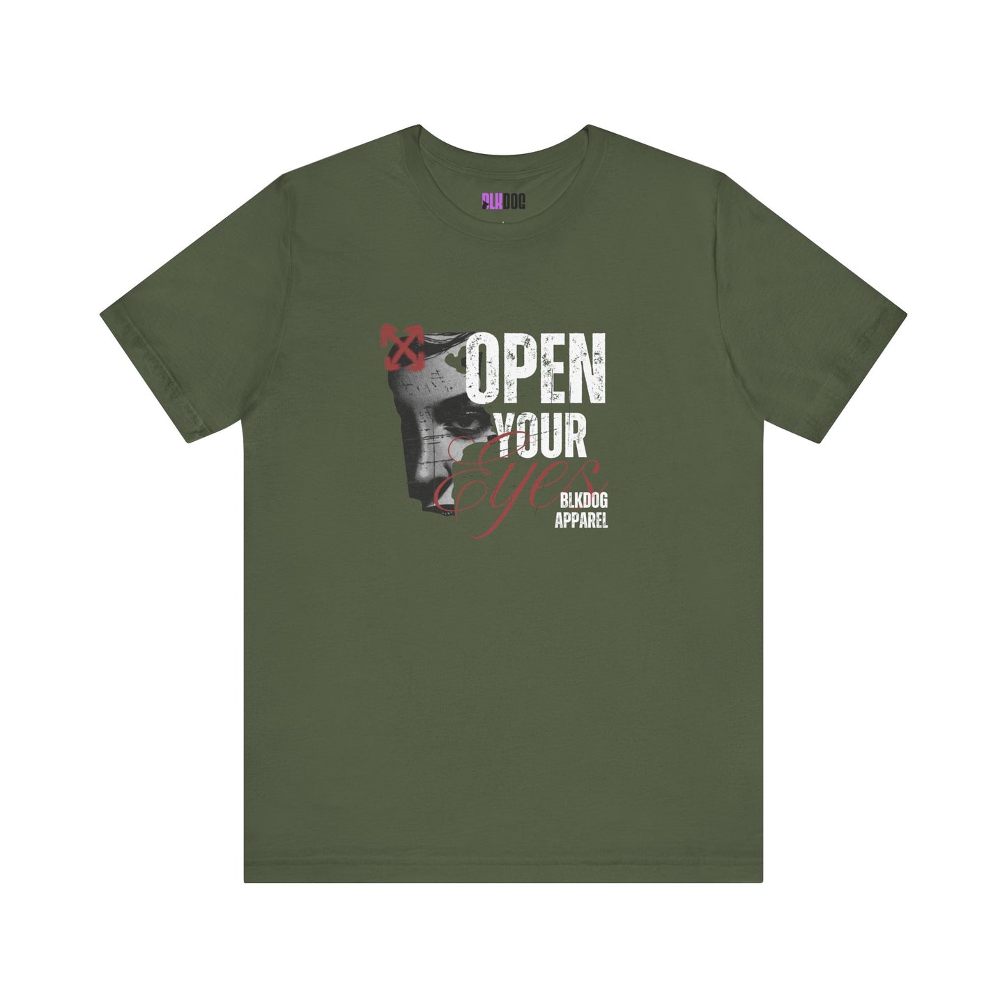 Open your Eyes. Make a statement - Unisex Jersey Short Sleeve Tee