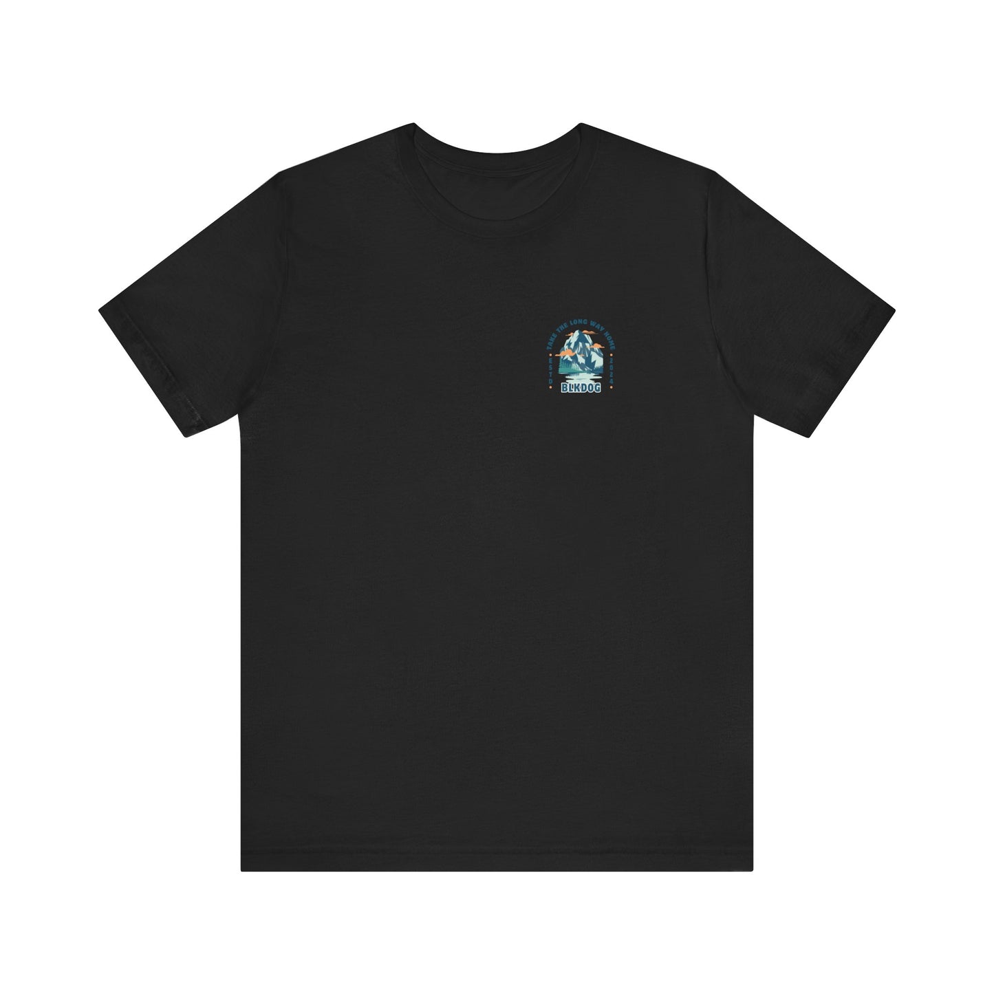 Take the Long Way Home - Enjoy the Moment - Unisex Jersey Short Sleeve Tee