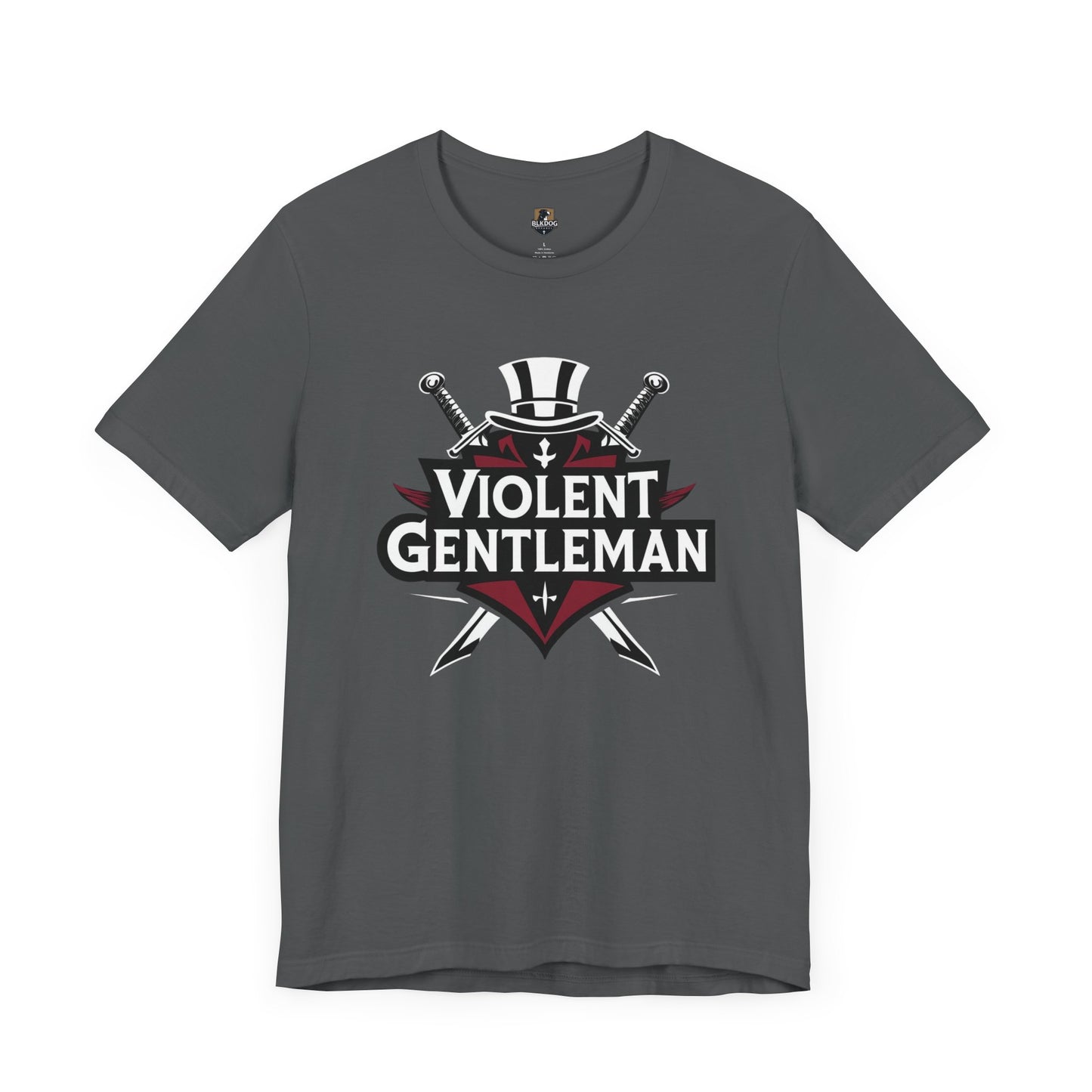 Violent Gentleman Tee, Casual Graphic Tee, Gift for Men, Streetwear Style, Birthday Gift, Cool Shirt