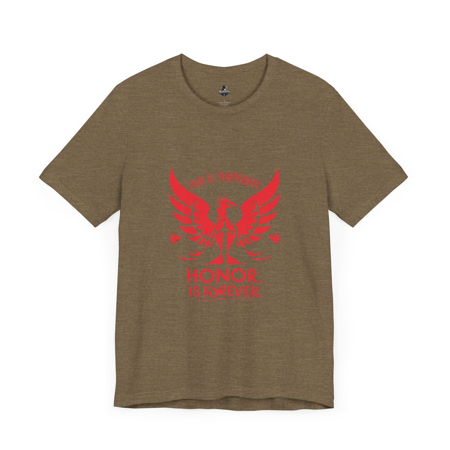 Honor is Never Forgotten Short Sleeve Tee, Unisex Casual Tee, Memorial Shirt, Gift for Veteran, Everyday Wear, Tribute Apparel