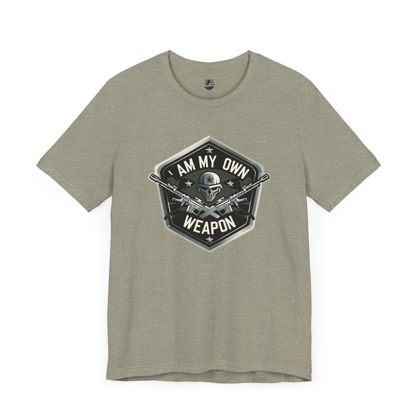 I am my Own Weapon, Unisex Jersey Short Sleeve Tee, Graphic Tee for Confidence, Gift for Self-Love, Casual Wear, Motivational Shirt