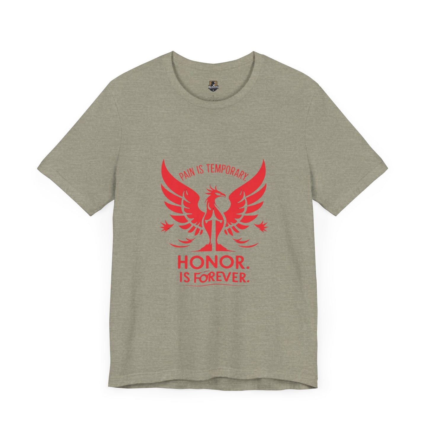 Honor is Never Forgotten Short Sleeve Tee, Unisex Casual Tee, Memorial Shirt, Gift for Veteran, Everyday Wear, Tribute Apparel