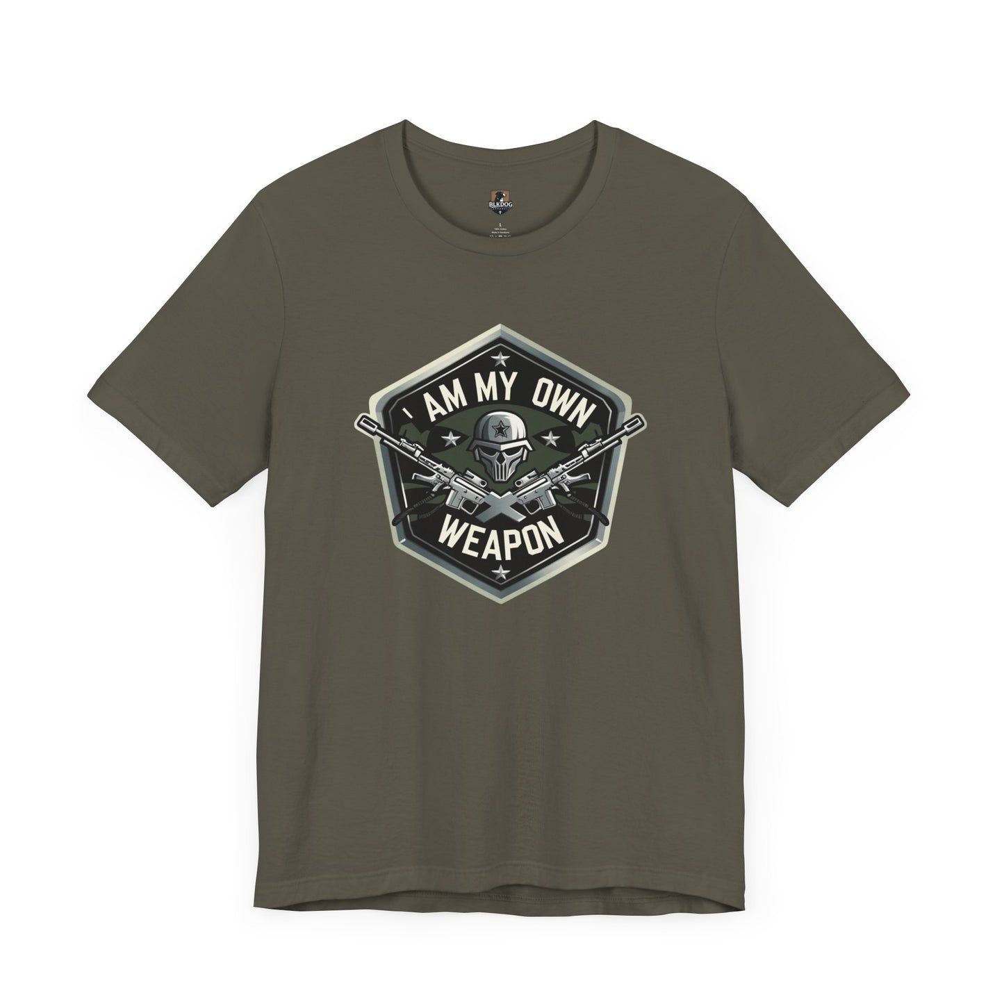 I am my Own Weapon, Unisex Jersey Short Sleeve Tee, Graphic Tee for Confidence, Gift for Self-Love, Casual Wear, Motivational Shirt