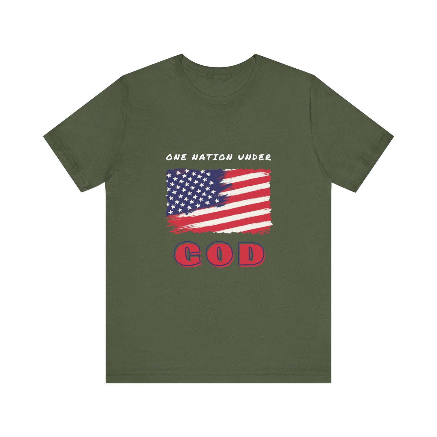One Nation Under God - Unisex Jersey Short Sleeve Tee