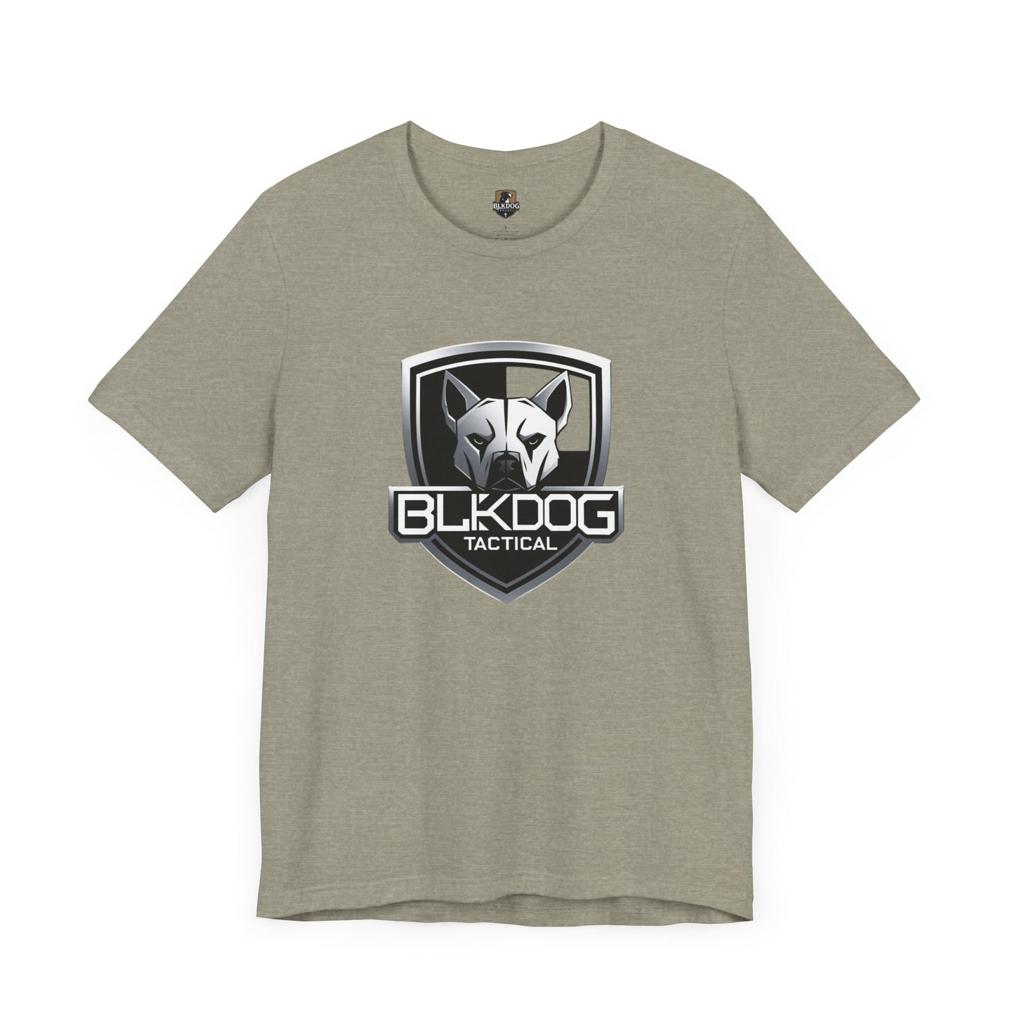 BLKDOG Tactical Unisex Jersey Tee, Graphic Tee, Casual Wear, Gift for Dog Lovers, Military Inspired, Everyday Comfort