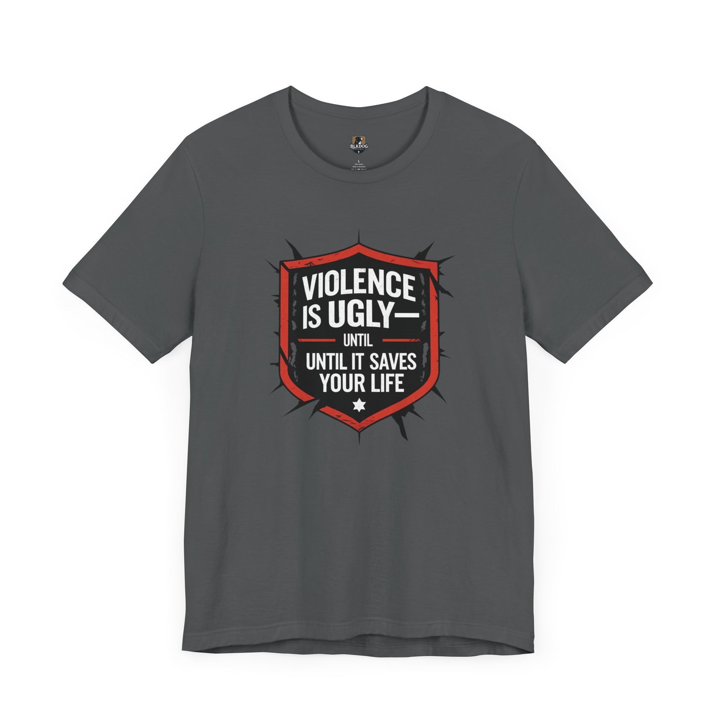 Violence is Ugly Tee, Unisex Graphic Tee, Awareness Shirt, Casual Everyday Wear, Gift for Activists, Motivational Apparel