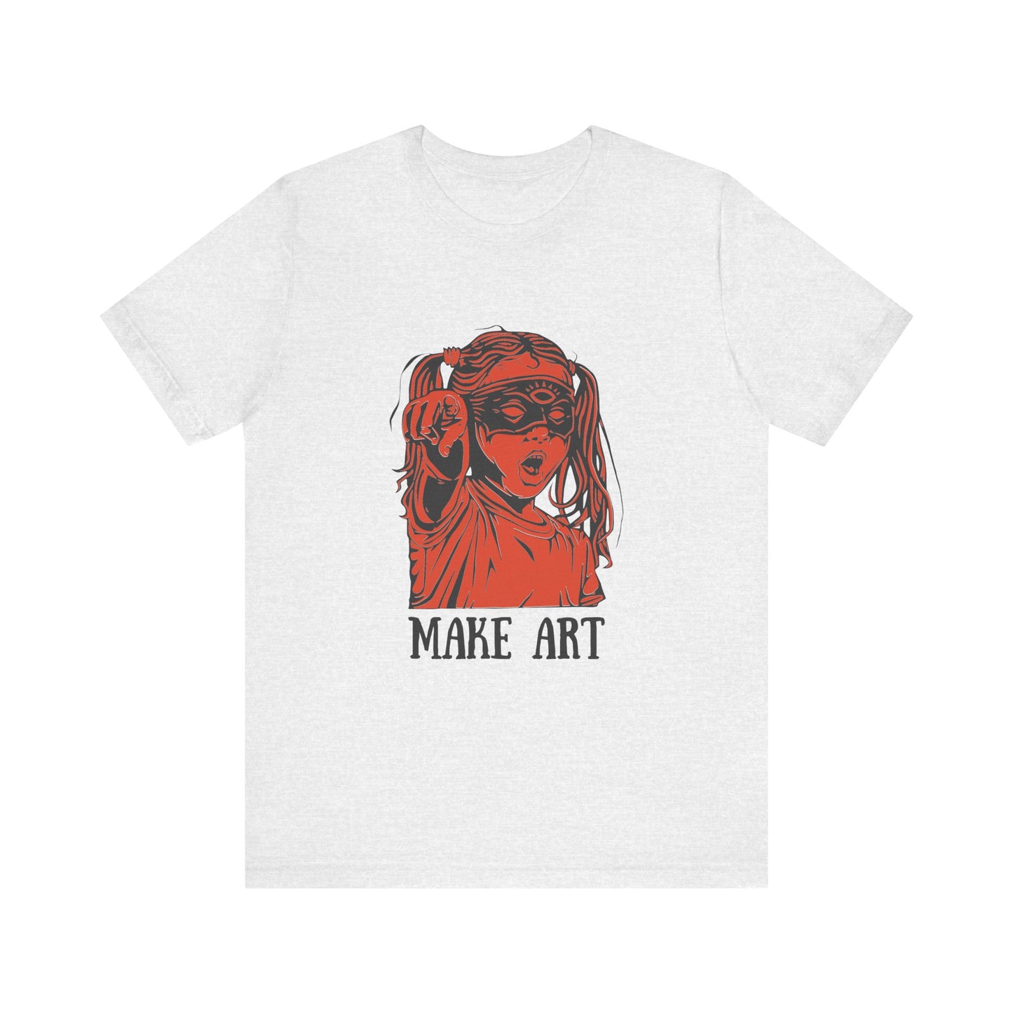 Make Art T-Shirt, Artist Tee, Creative Unisex Shirt, Graphic Design Top, Artistic Gift