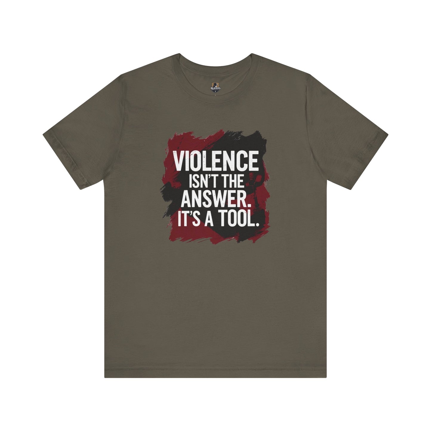 Bold Statement Tee Violence Isn't the Answer, Casual Wear, Gift for Activists, Social Justice Apparel
