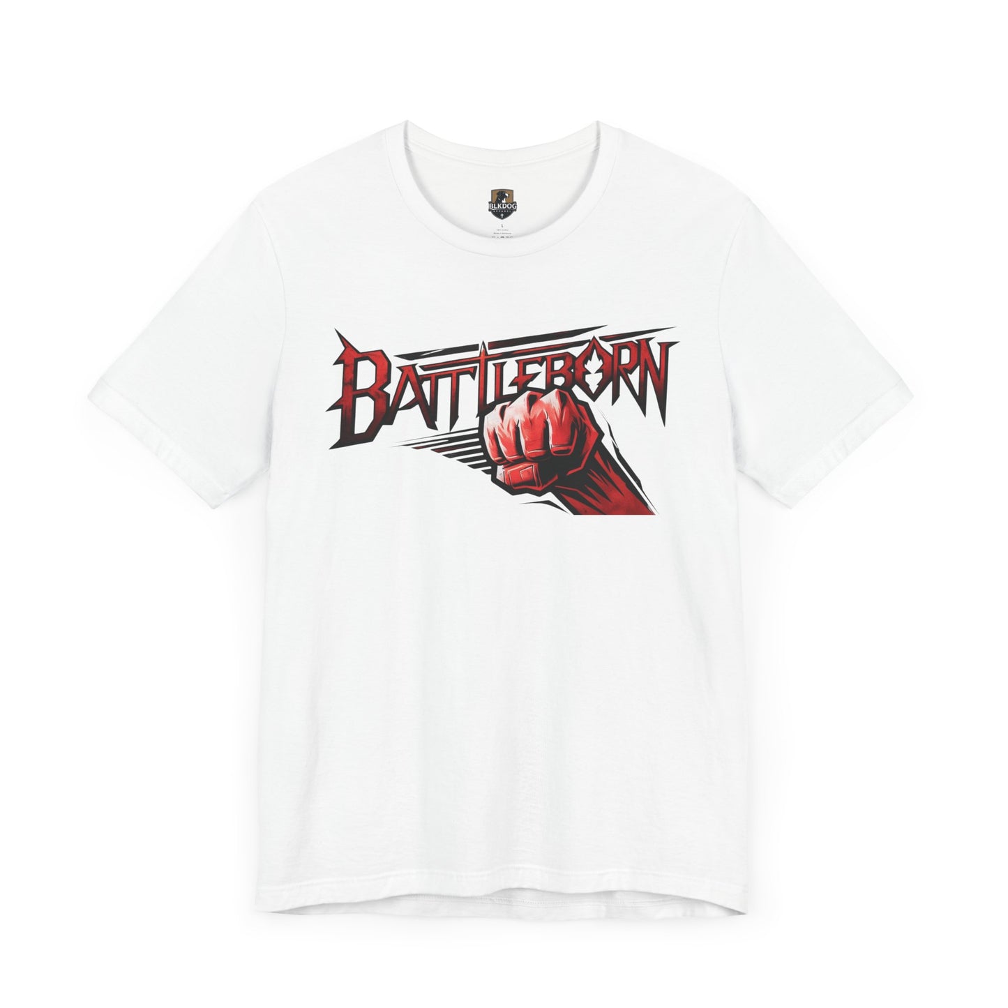 Battleborn Unisex Jersey Short Sleeve Tee - Bold Graphic Tee for Empowerment & Motivation