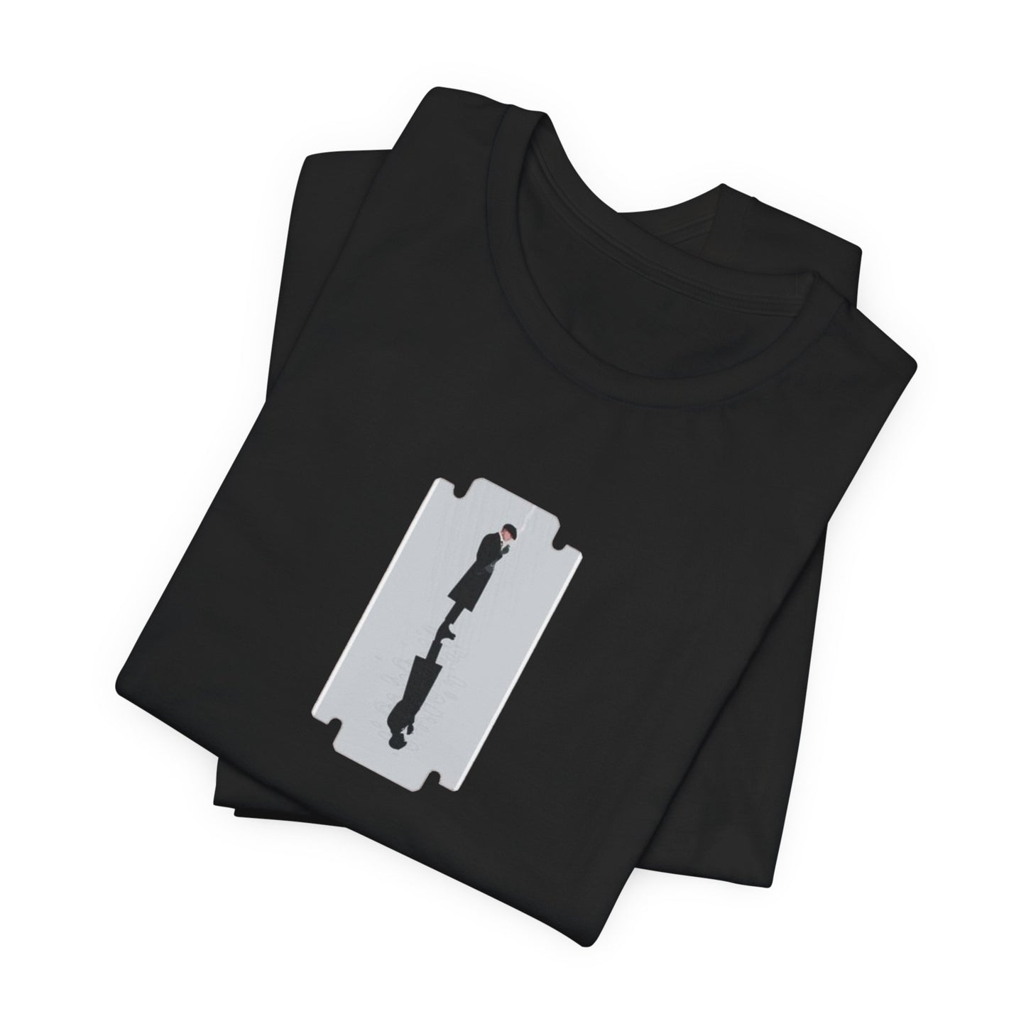 Peaky Blinders - Thomas Shelby - Razor Blade - Unisex Jersey Short Sleeve Tee