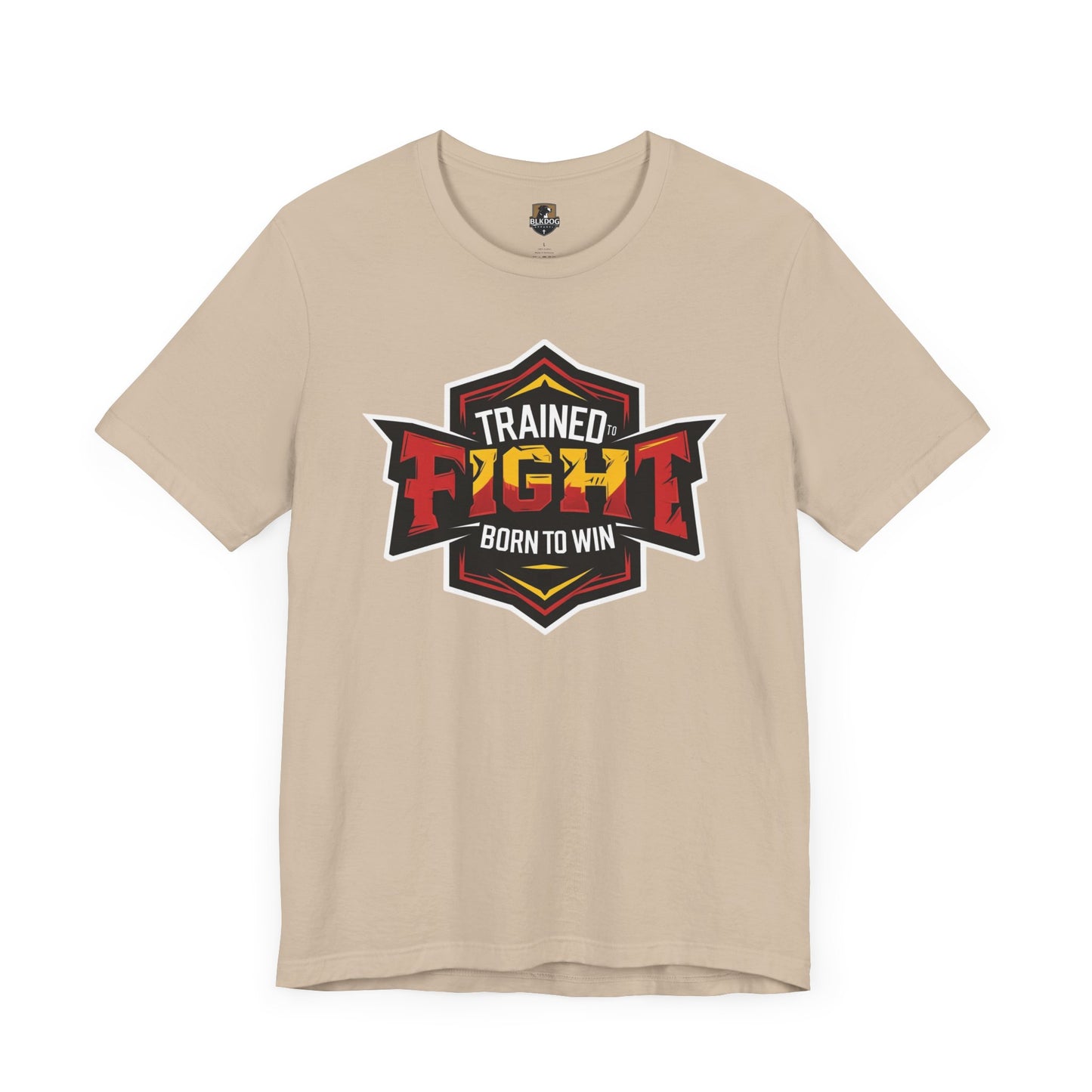 Trained to Fight...Born to Win Unisex Jersey Tee, Fitness Gift, Athletic Apparel, Training Top, Sportswear
