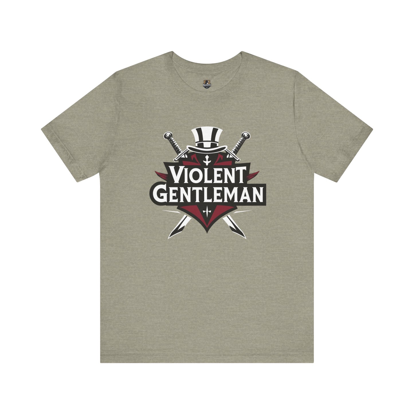 Violent Gentleman Tee, Casual Graphic Tee, Gift for Men, Streetwear Style, Birthday Gift, Cool Shirt