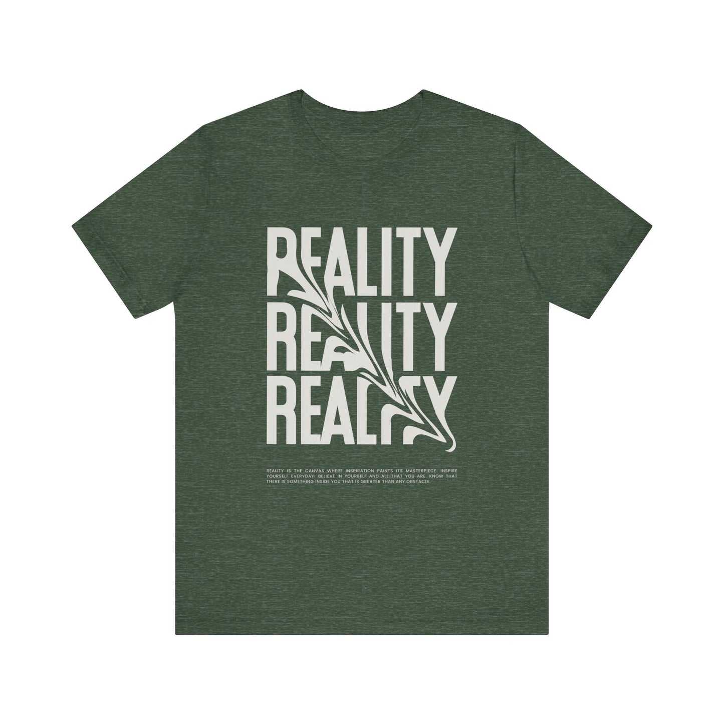 Skewed Reality Unisex Tee, Graphic T-Shirt, Abstract Design, Black and White Shirt, Unique Gift