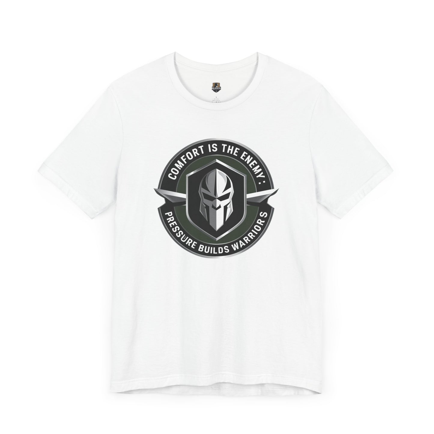 Motivational Unisex Tee - Comfort is the Enemy, Fitness Shirt, Workout Top, Gym Wear, Inspirational Clothing