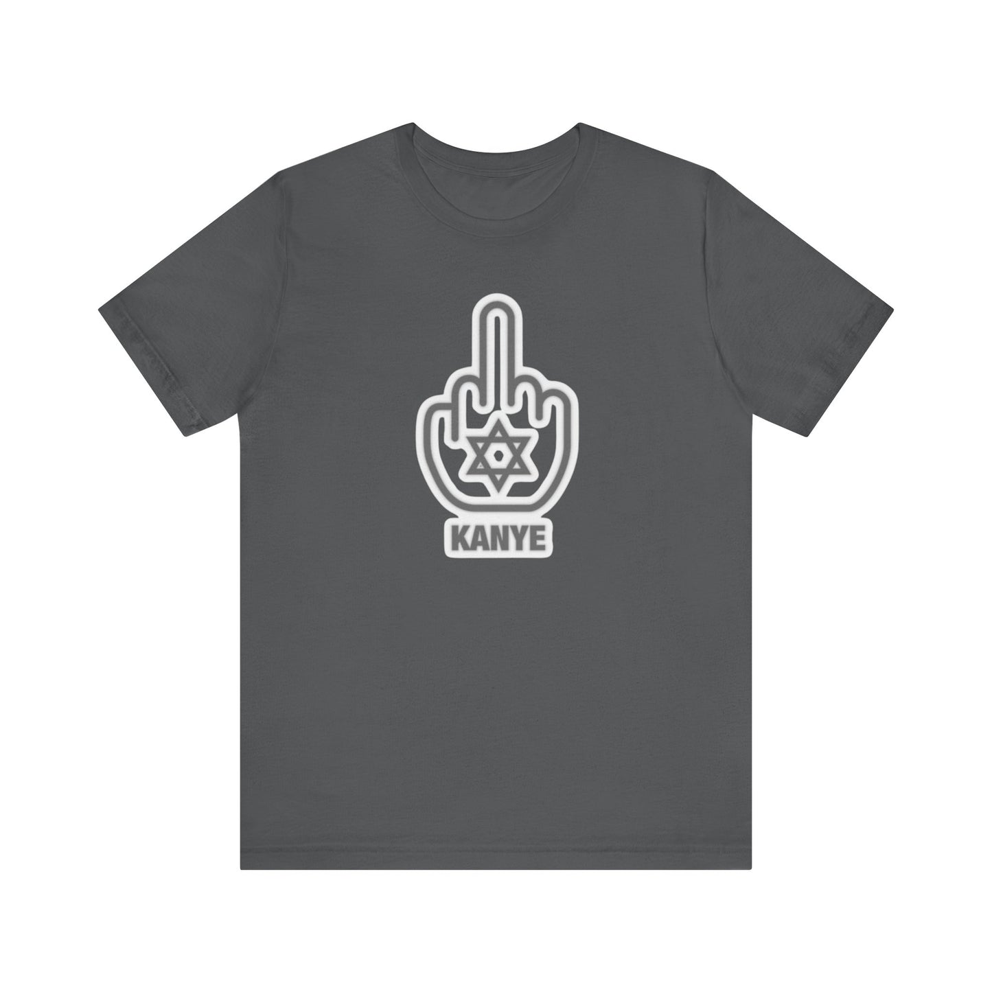 F Kanye - Middle Finger with Star of David - Tee Fight against Antisemitism