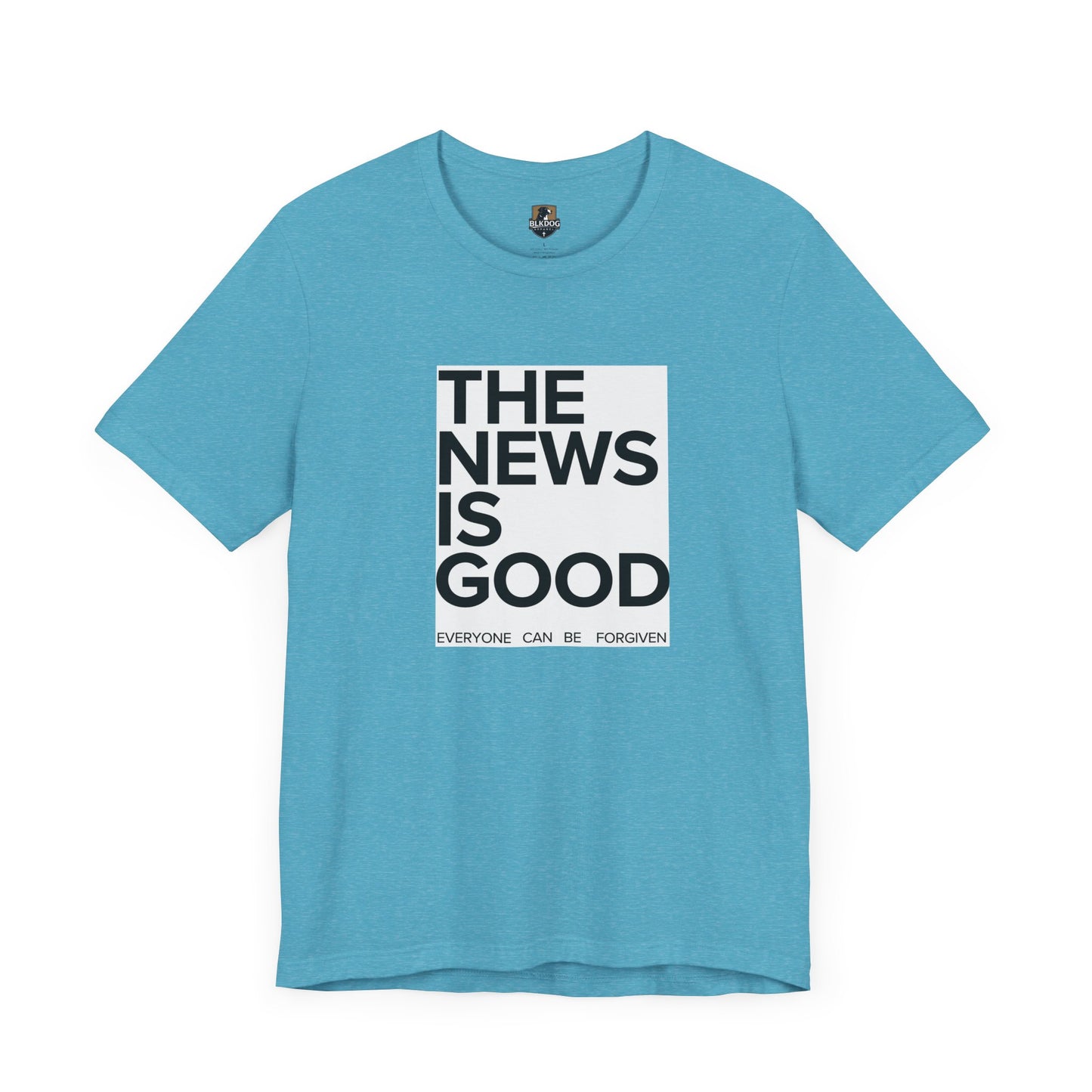 Forgiveness News Unisex Tee, Inspirational T-Shirt, Positive Vibes Top, Good News Shirt, Forgiveness Journalist Gift
